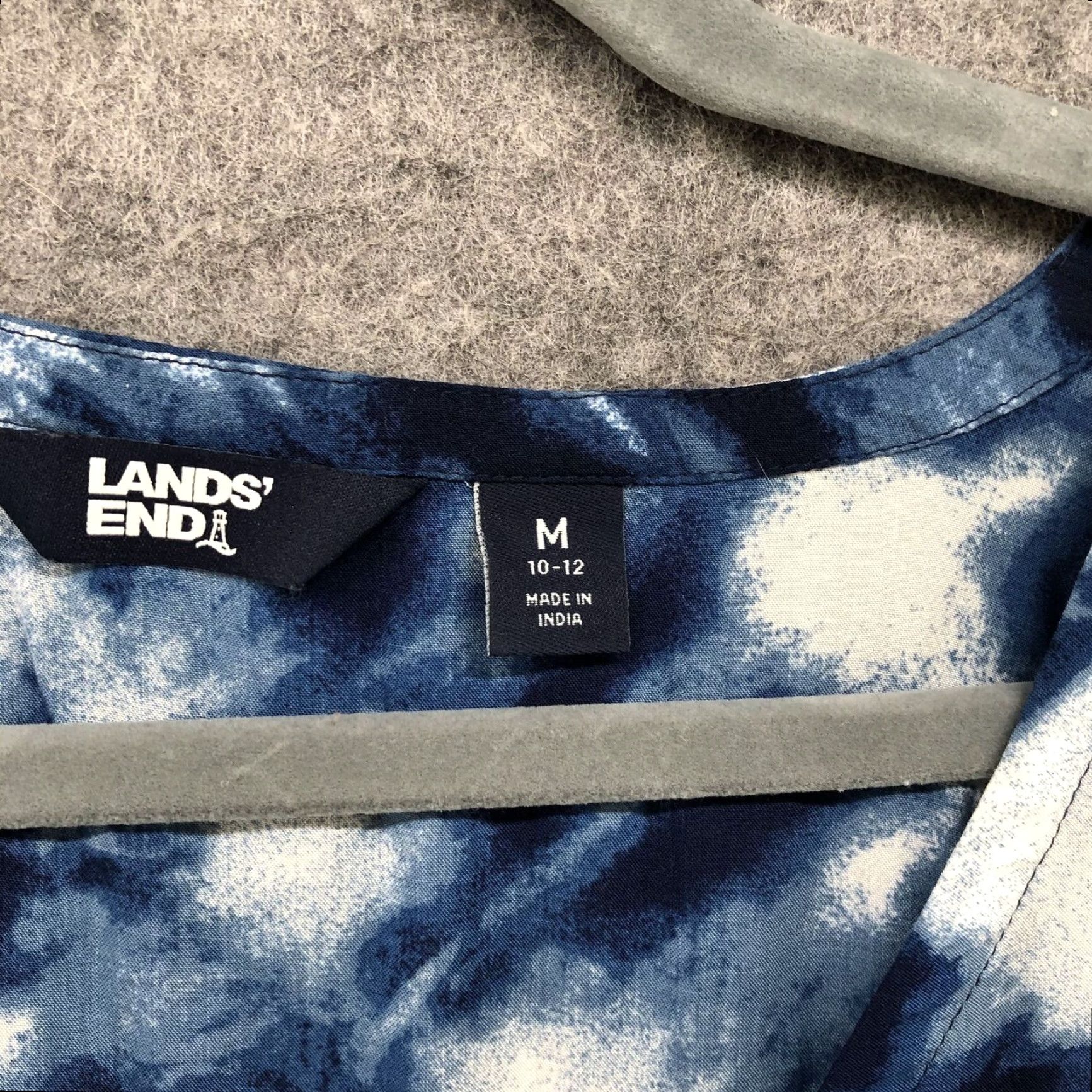 Lands' End Lands End Swim Cover Up Womens Medium Blue Tunic Size M / US 6-8 / IT 42-44 - 5 Thumbnail