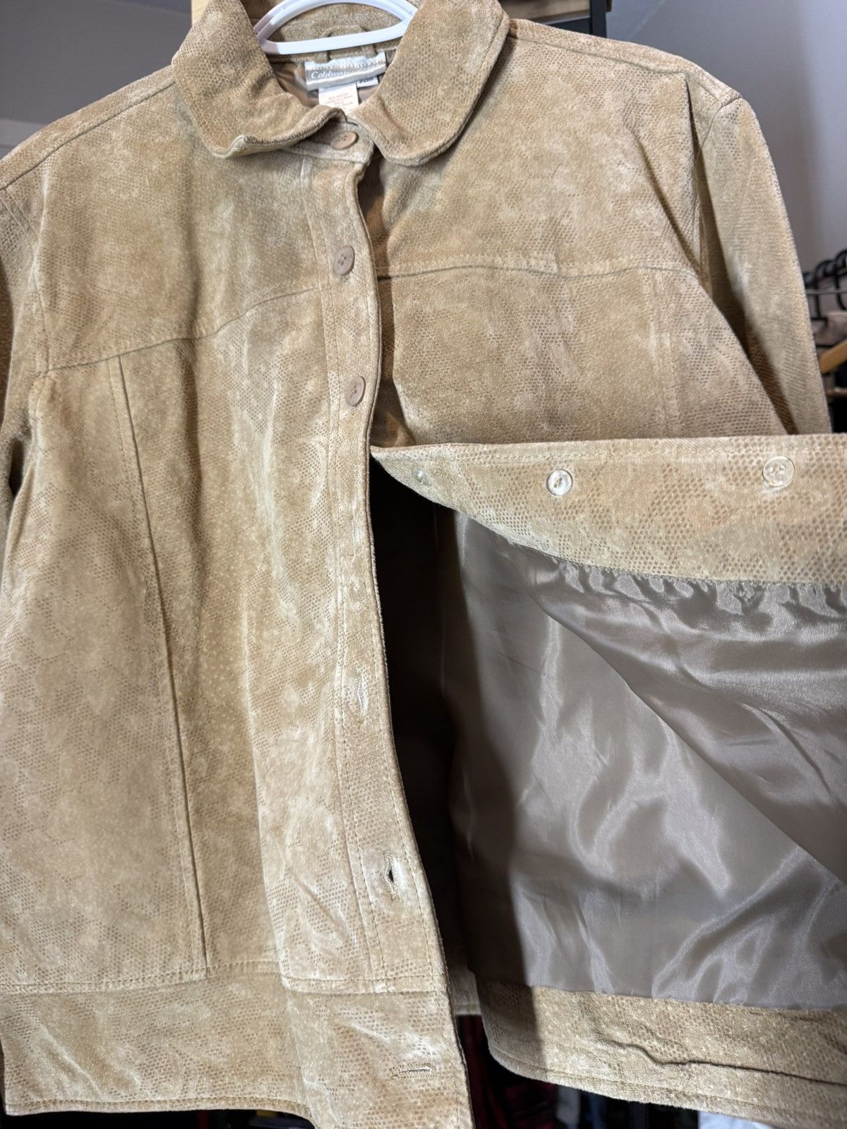 Coldwater Creek × Vintage Suede Jacket Size US S / EU 44-46 / 1 - 5 Thumbnail