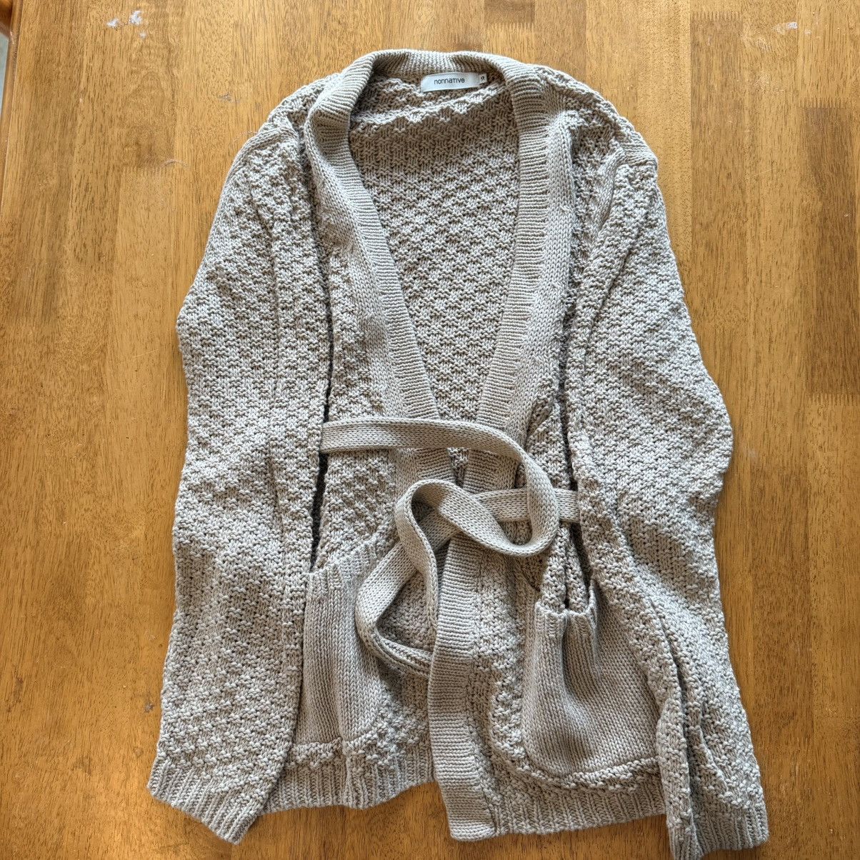 Nonnative Knitted Belted Cardigan Size US M / EU 48-50 / 2 - 1 Thumbnail