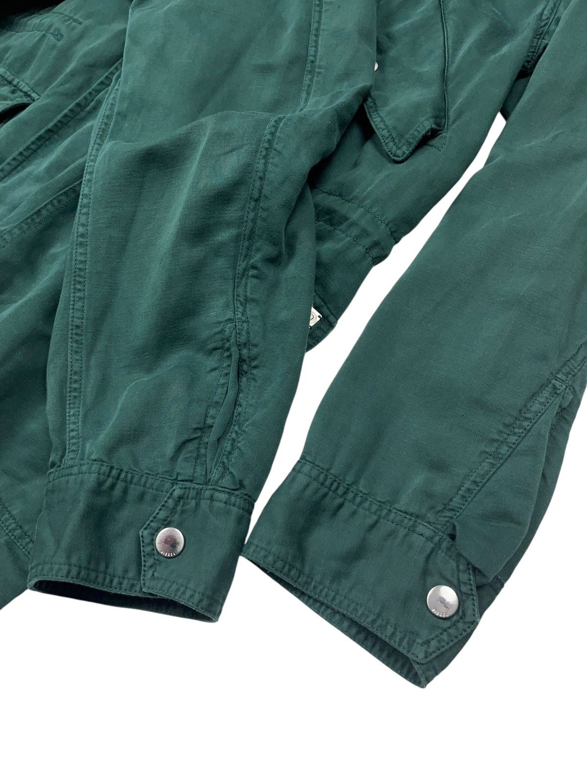 Diesel × Japanese Brand × Vintage Vintage Diesel Fishtail Parka Linen Jacket y2k Size US L / EU 52-54 / 3 - 9 Thumbnail