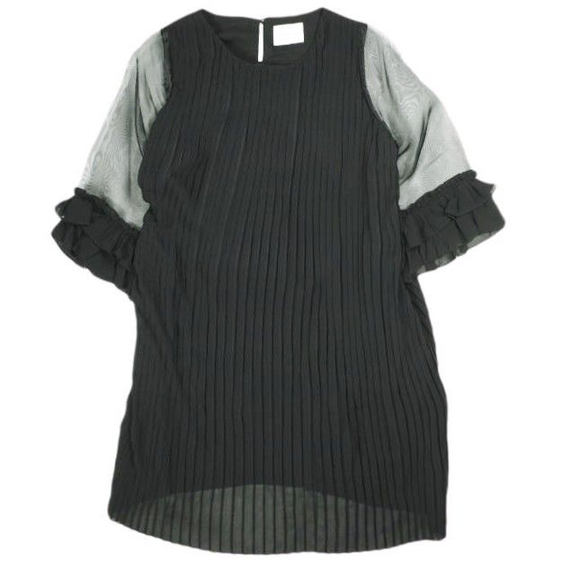 Other Carolina Glaser Chiffon Pleats Dress Textile Dresses 62-26-0060-286 DUTY FREE for USA