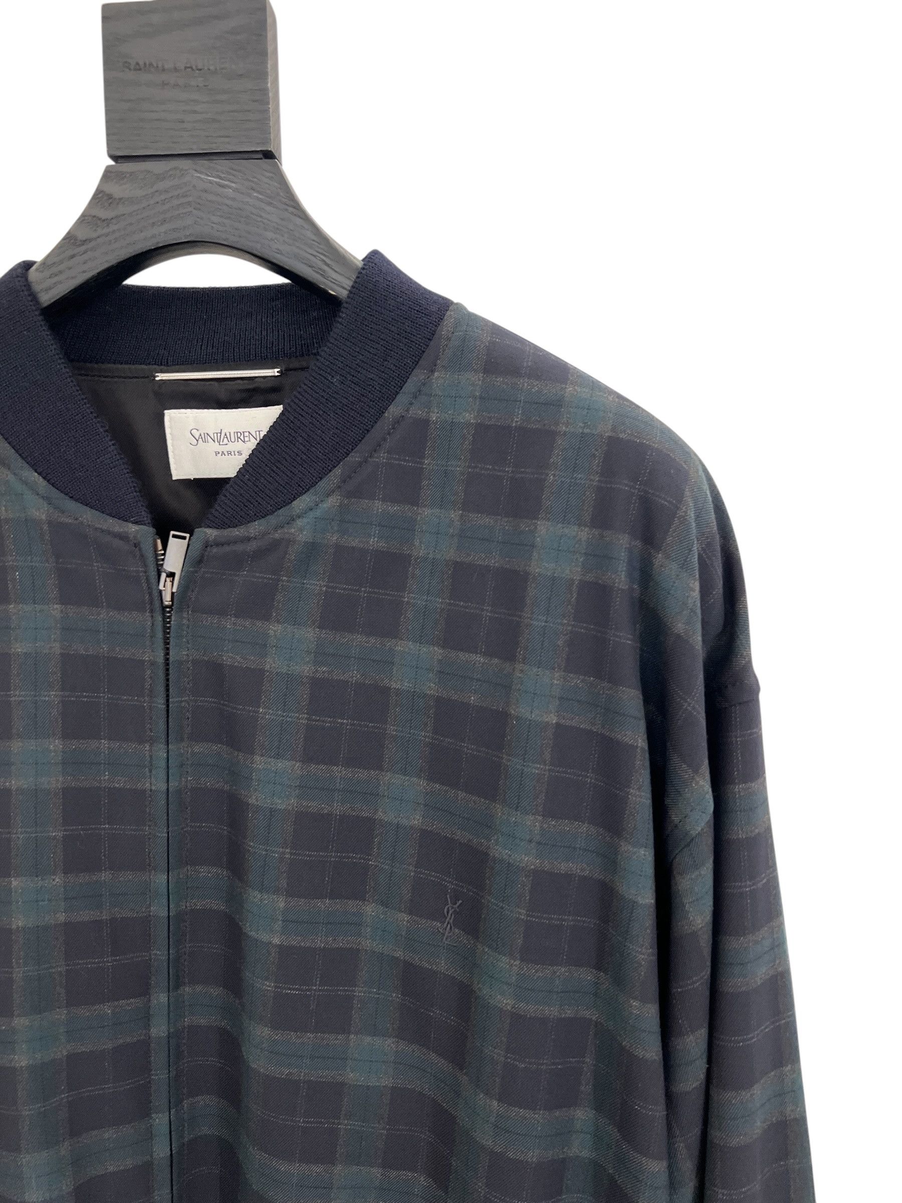 Saint Laurent Paris Saint Laurent Check Bomber Jacket Size US S / EU 44-46 / 1 - 4 Thumbnail