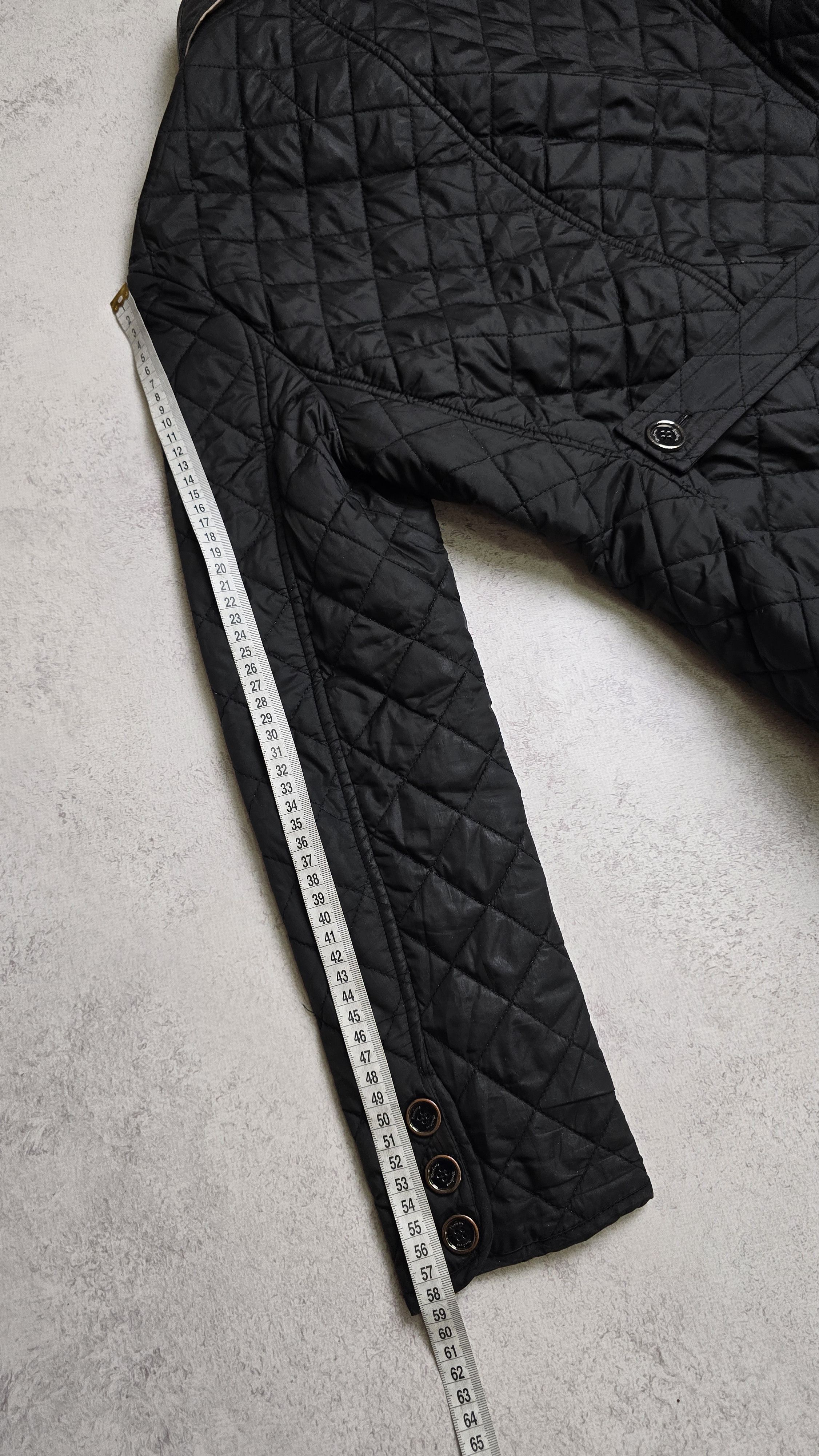 Burberry Burberry Brit Women’s Black Quilted Jacket Nova Check Size XS / US 0-2 / IT 36-38 - 4 Thumbnail