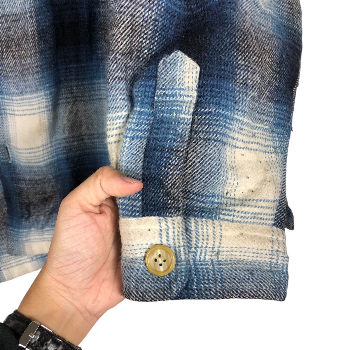 Japanese Brand 📌Vintage Chore Work Jacket Flannel Tartan Design Size US L / EU 52-54 / 3 - 16 Thumbnail