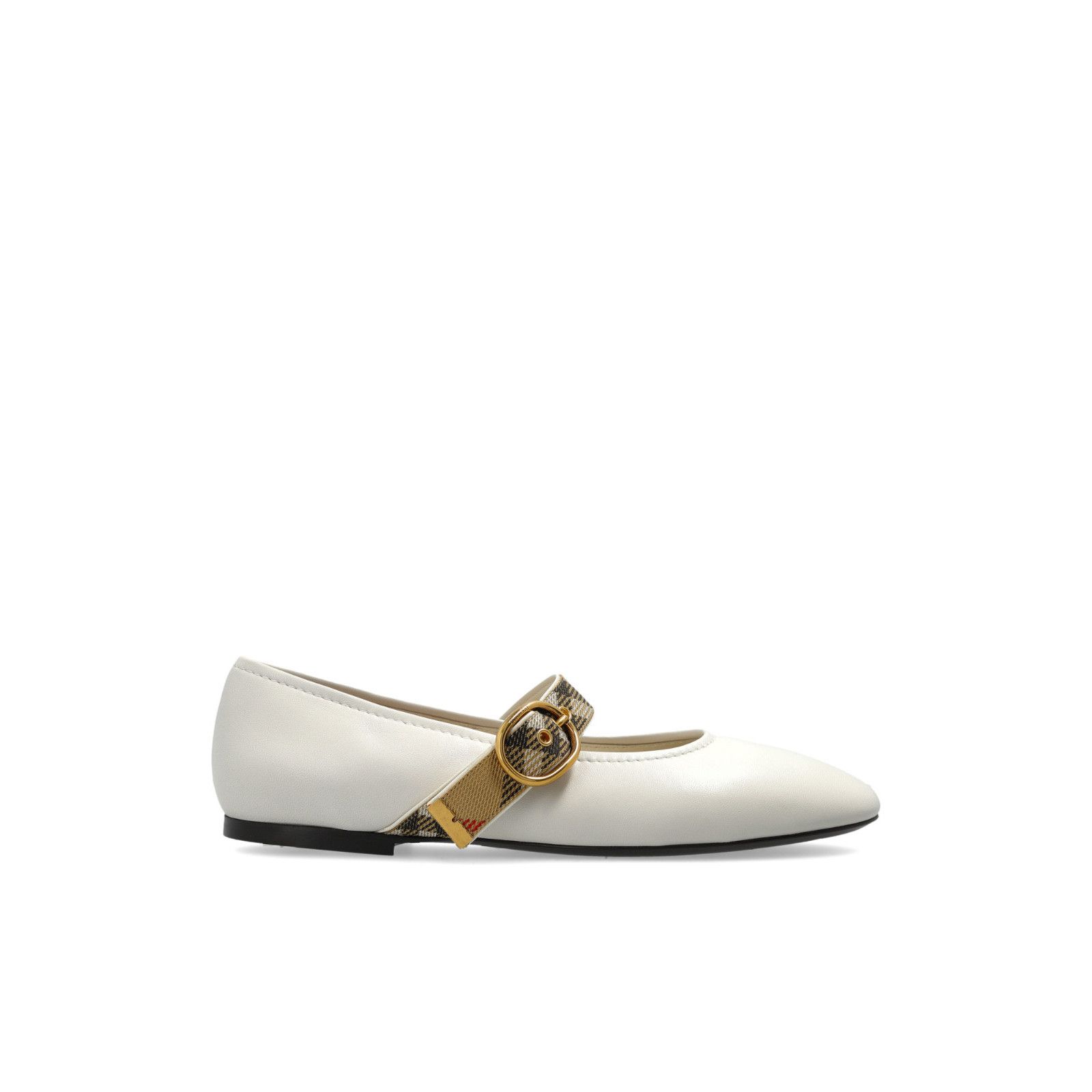 Burberry BURBERRY Robin Sandy Beige Ballet Flats New & Authentic (Wom Size US 7.5 / IT 37.5 - 1 Thumbnail