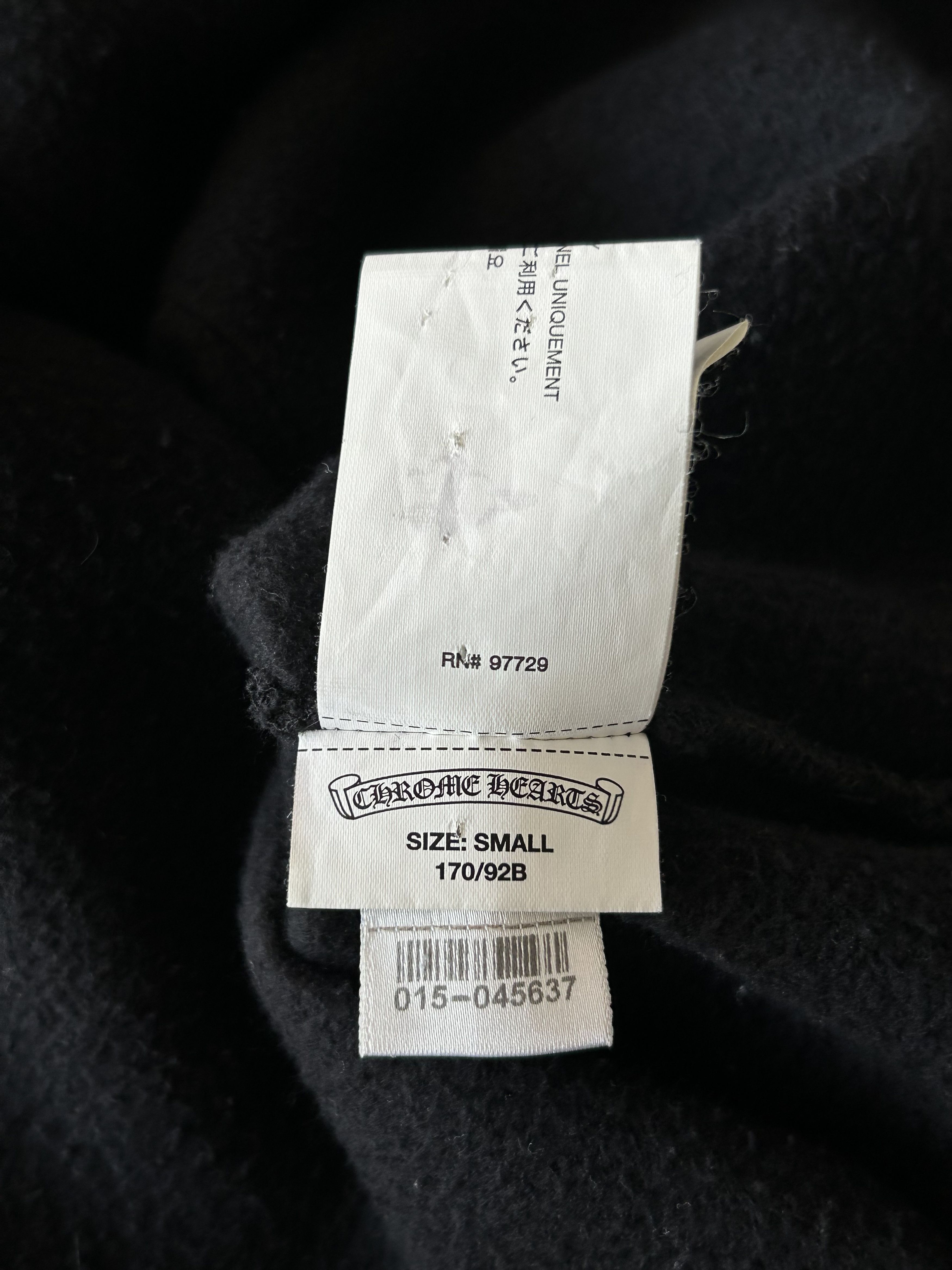 Chrome Hearts Chrome Hearts Black Leather Triple Cross Sweater Size US S / EU 44-46 / 1 - 6 Thumbnail