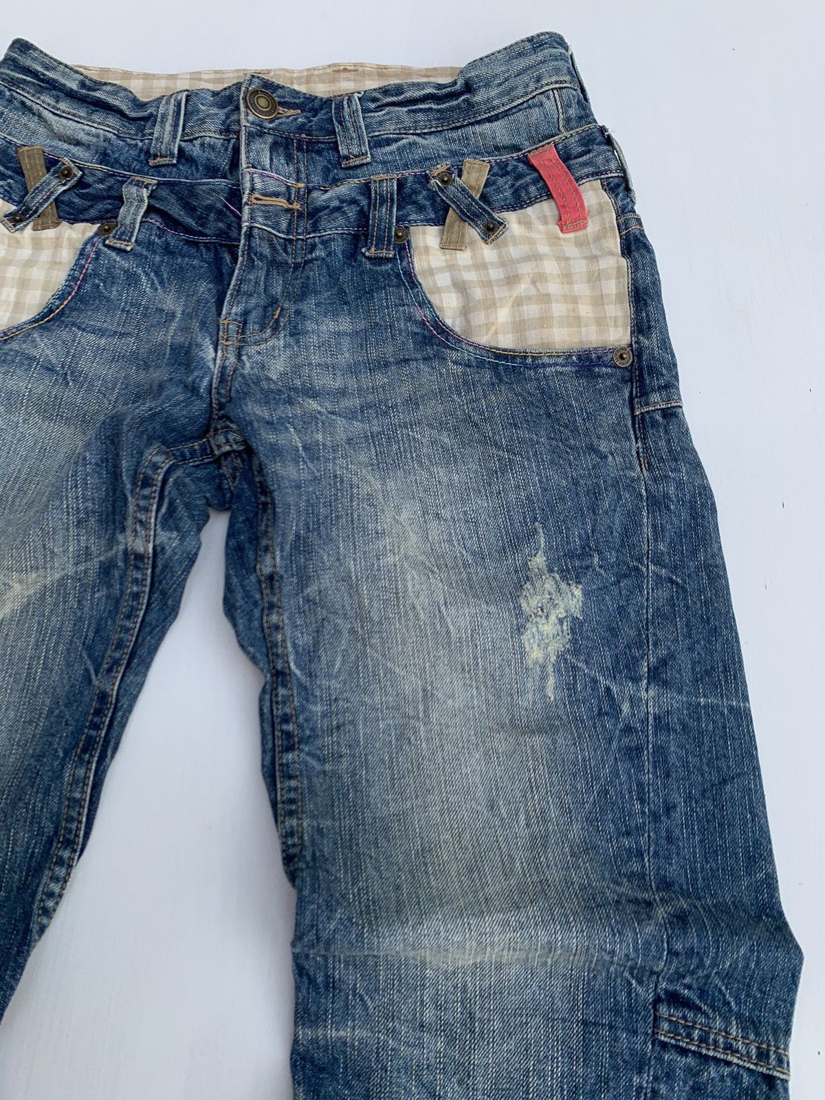 If Six Was Nine × Japanese Brand × Tornado Mart Japanese Double Waist Denim Pants Size US 30 / EU 46 - 3 Thumbnail
