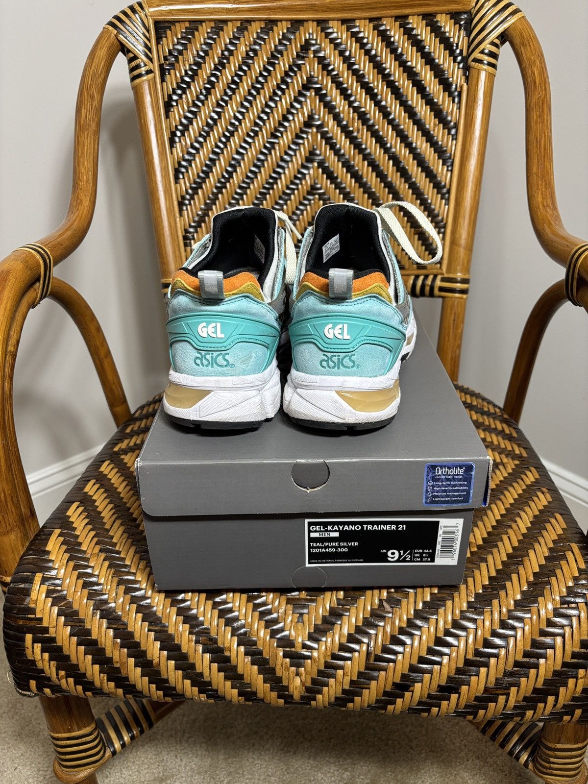 Asics × Awake NY ASICS Gel Kayano 21 Awake NY Aqua Size 9.5 Size US 9.5 / EU 42-43 - 4 Thumbnail
