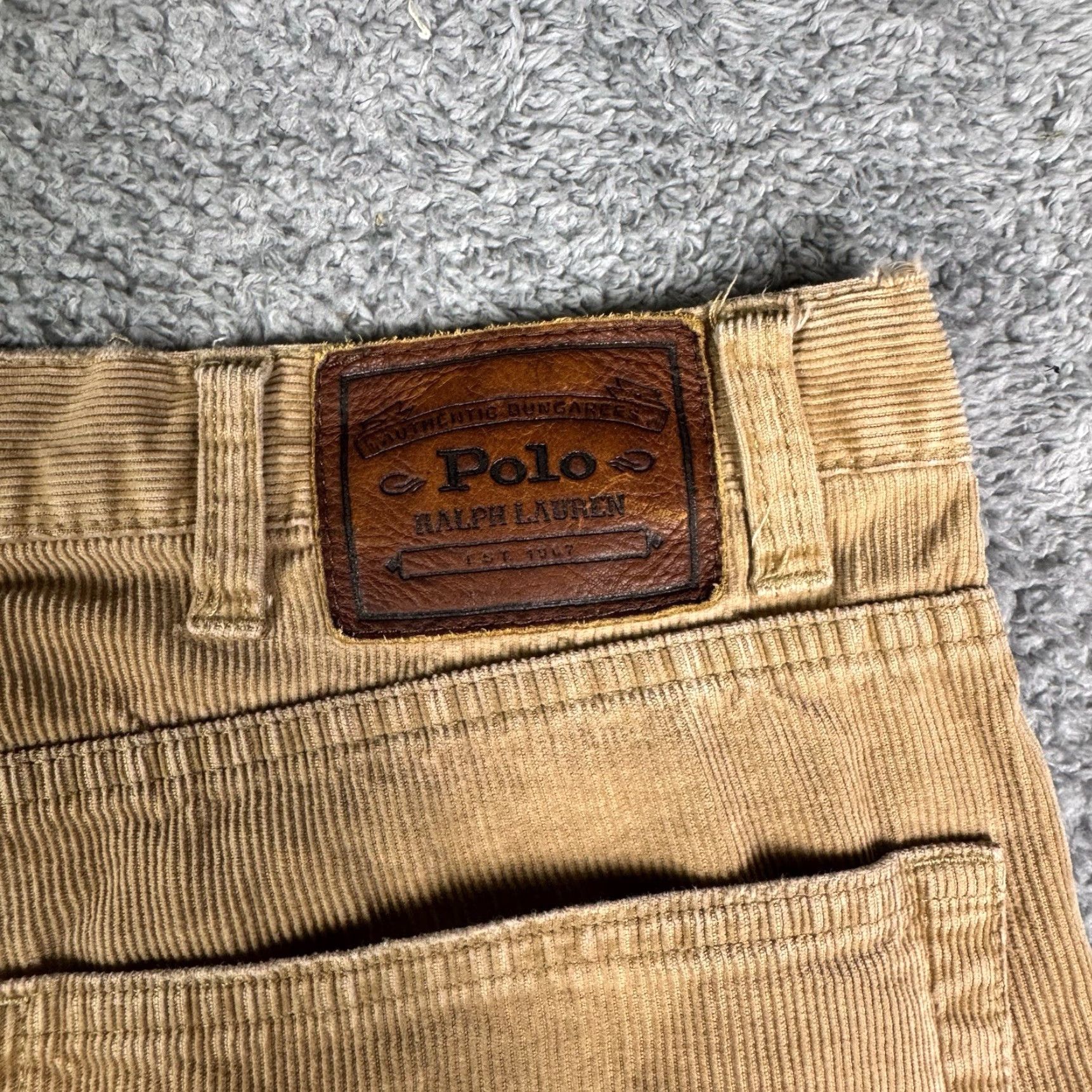 Polo Ralph Lauren VINTAGE Polo Ralph Lauren Corduroy Pants Mens 36x32 Straight Trouser 90s Preppy Shirt? Size US M / EU 48-50 / 2 - 5 Thumbnail