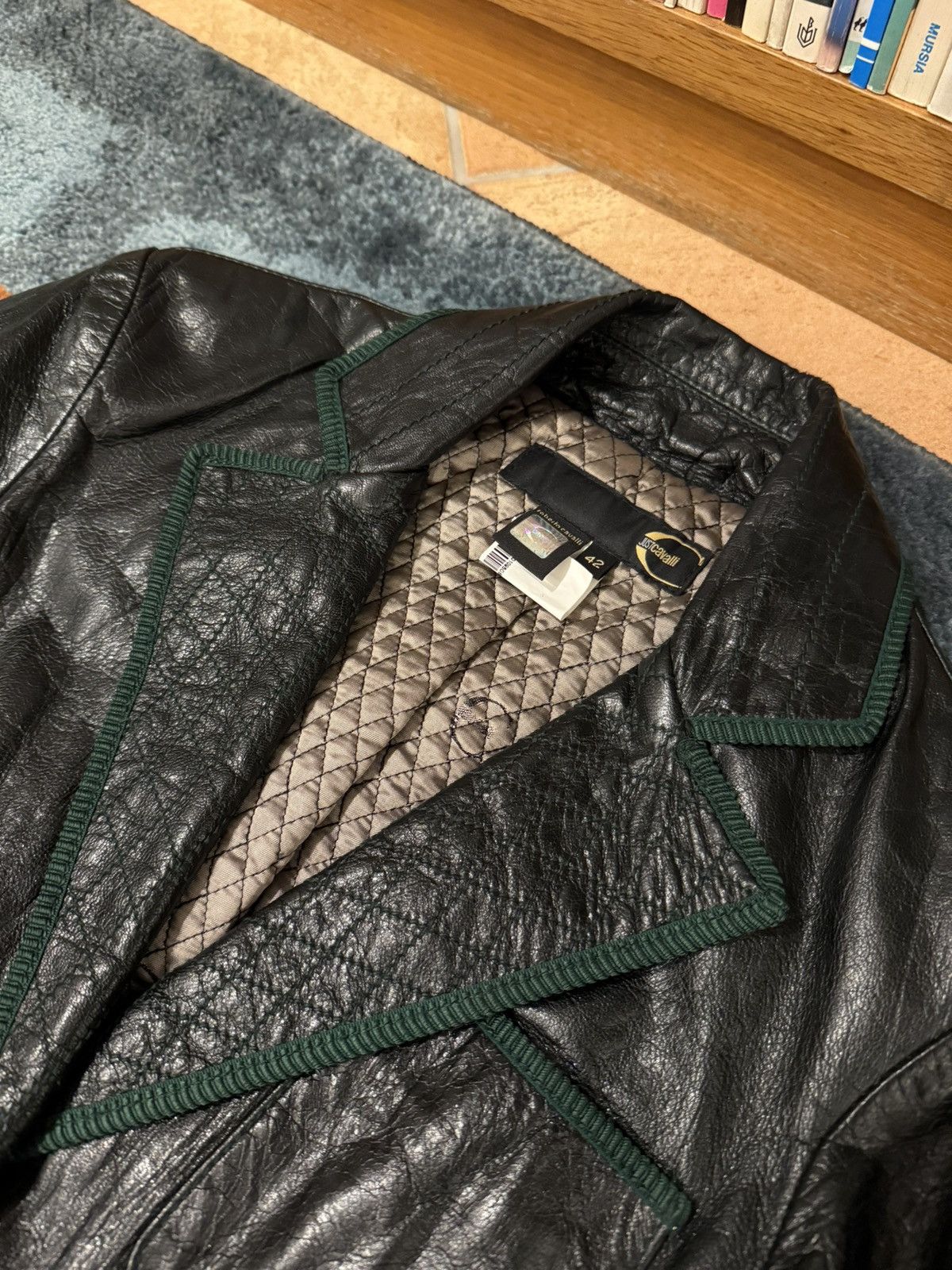 Roberto Cavalli Roberto Cavalli Vintage Archive Leather Jacket Size M / US 6-8 / IT 42-44 - 4 Thumbnail