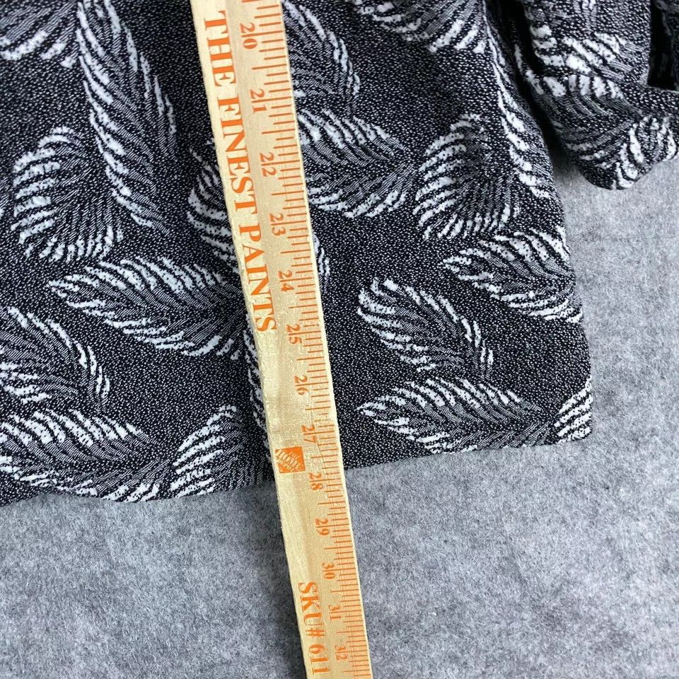JM Collection JM Collection Short Sleeve Fleece Top XL Women's Hawaiian Size XL / US 12-14 / IT 48-50 - 6 Thumbnail