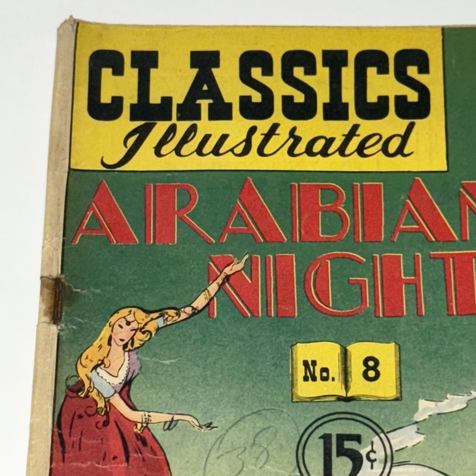 Designer VTG 70s CLASSICS ILLUSTRATED COMICS #8 ARABIAN NIGHTS G/VF- Size ONE SIZE - 3 Thumbnail