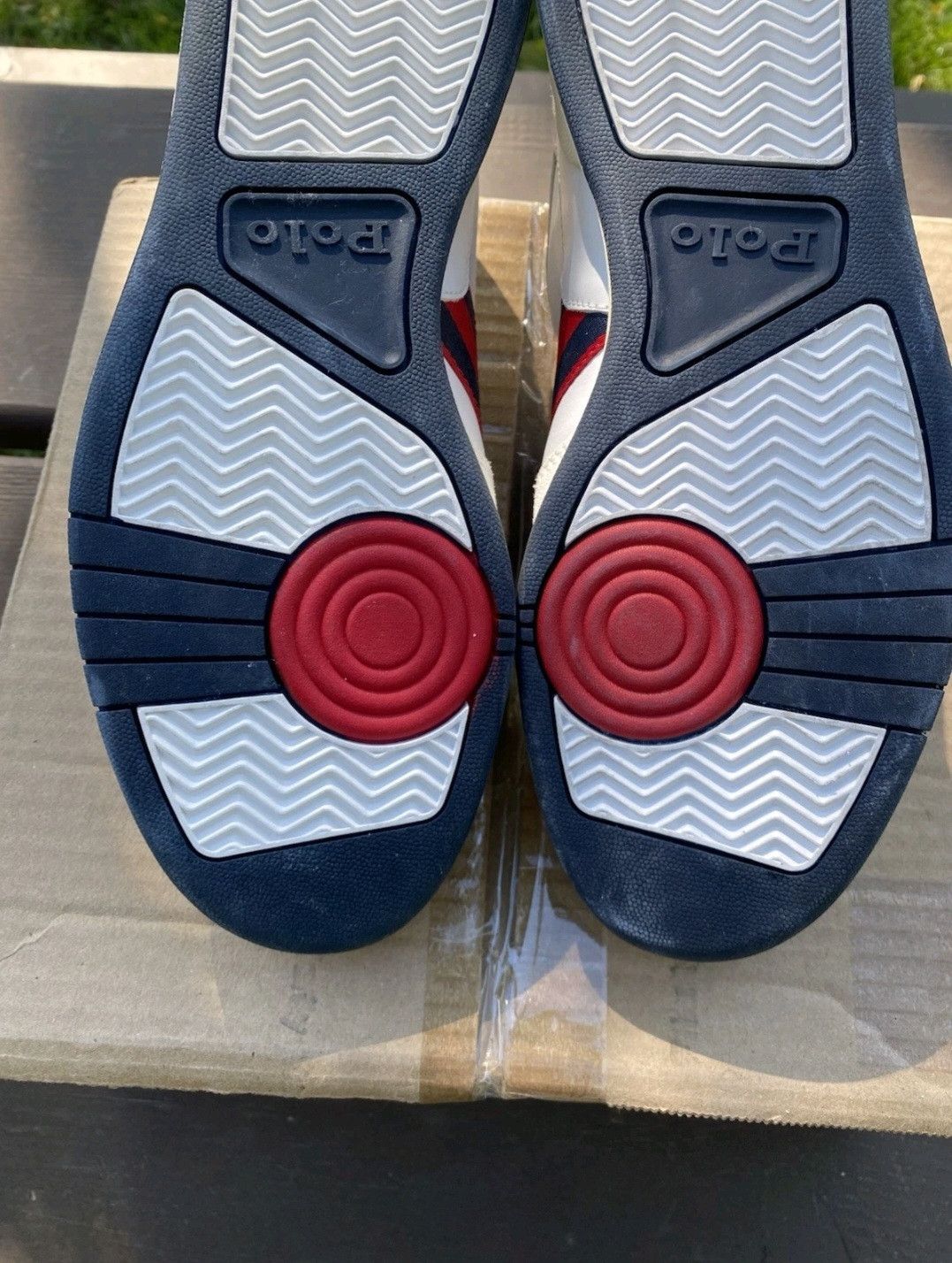 Ralph Lauren Ralph Lauren Polo Court Sneakers White Navy Red Retro 001 Size US 8.5 / EU 41-42 - 8 Thumbnail