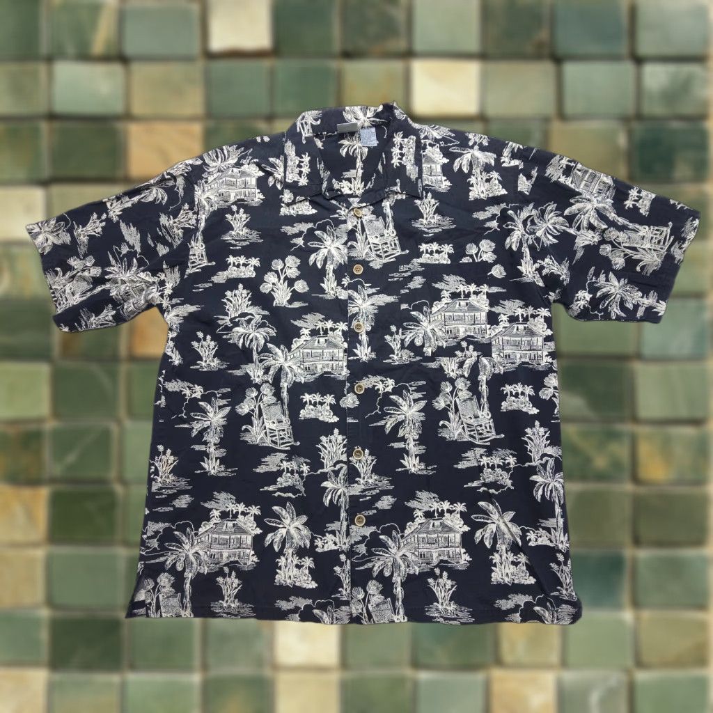 Ocean Pacific VINTAGE Ocean Pacific OP Sport Hawaiian Shirt Mens XL Floral Cotton Short Sleeve Button-Up Tropical 90s USA Mens Size US XL / EU 56 / 4 - 1 Thumbnail