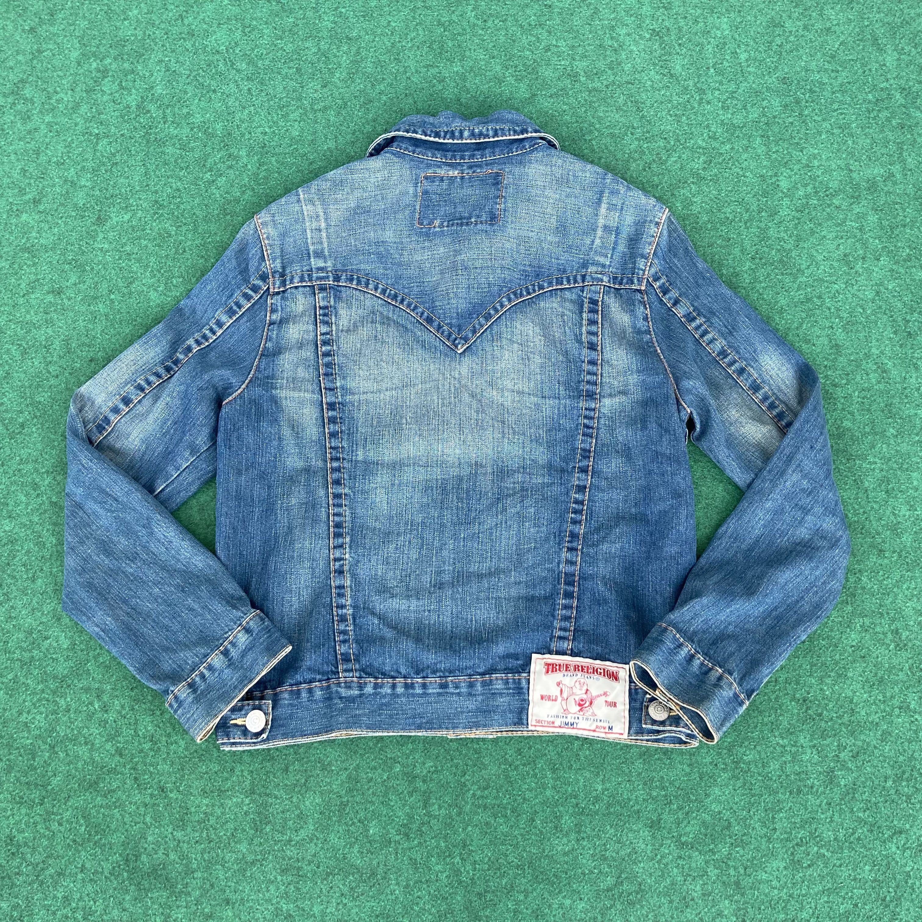 True Religion × Vintage Vtg True Religion Jimmy Jeans Jacket Size US M / EU 48-50 / 2 - 7 Thumbnail