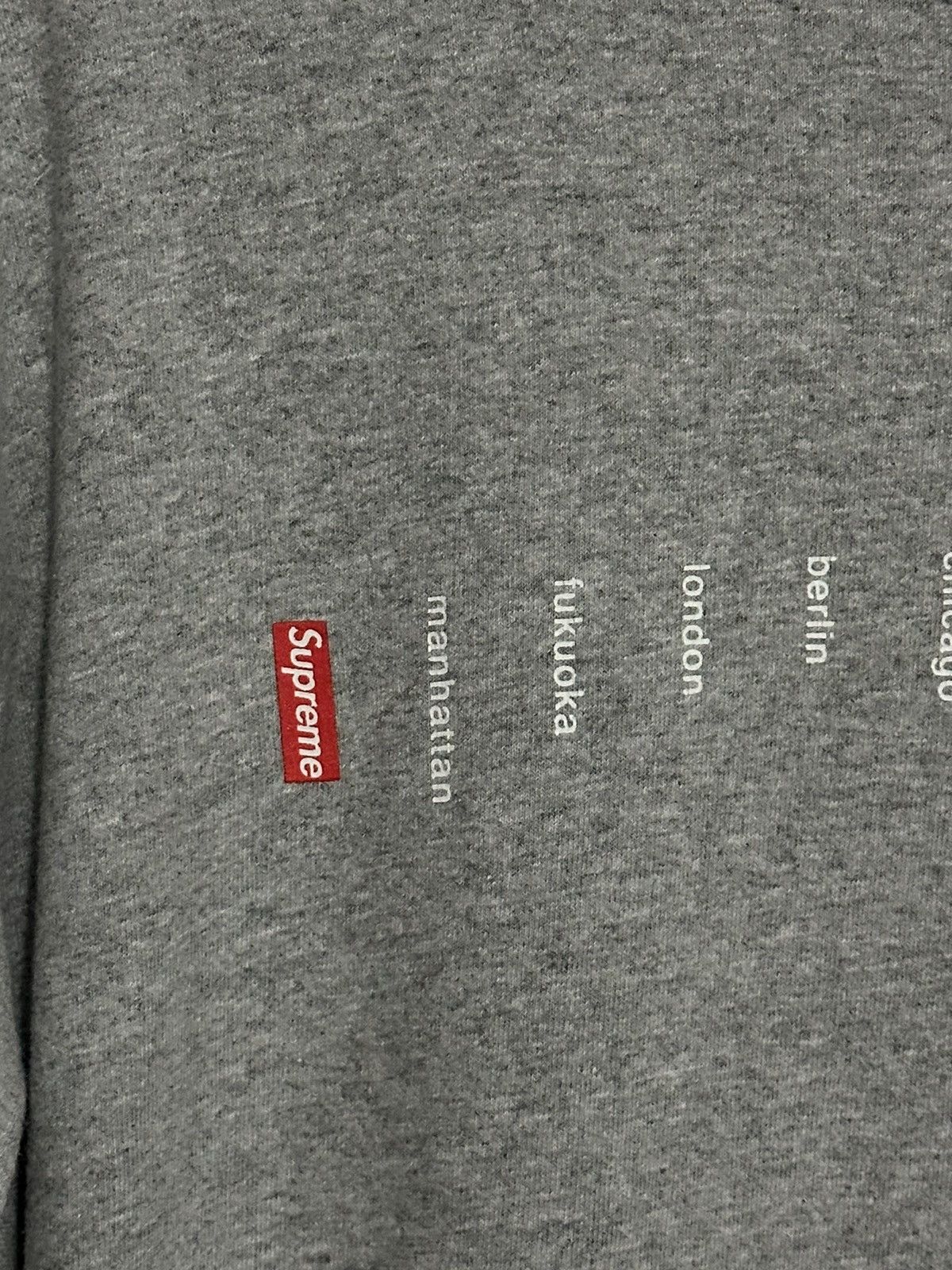 Supreme Supreme Location Tee Size US L / EU 52-54 / 3 - 3 Thumbnail