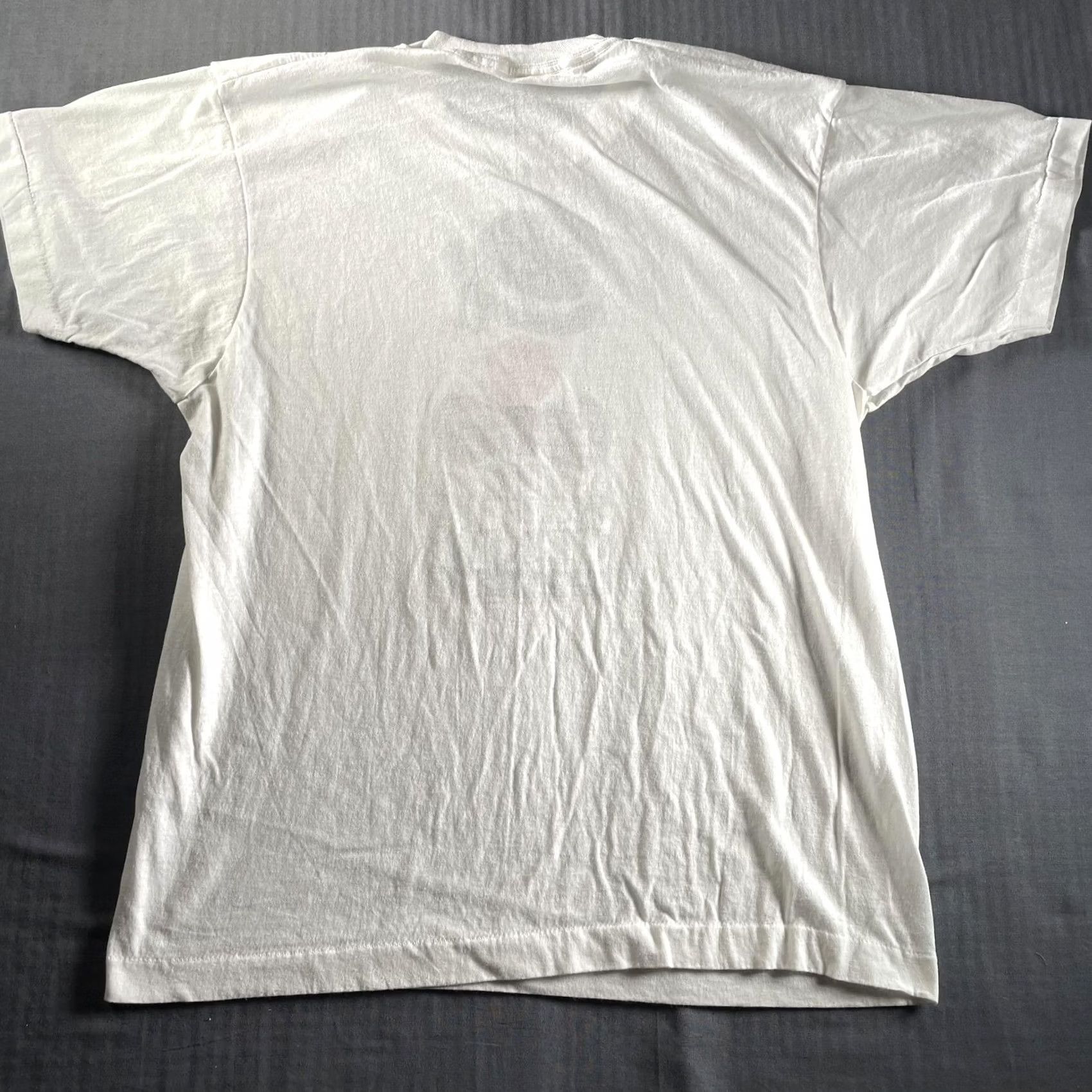 Apple VINTAGE Big Apple Circus Shirt Mens M White Graphic Tee Made USA 80s Size US M / EU 48-50 / 2 - 6 Thumbnail