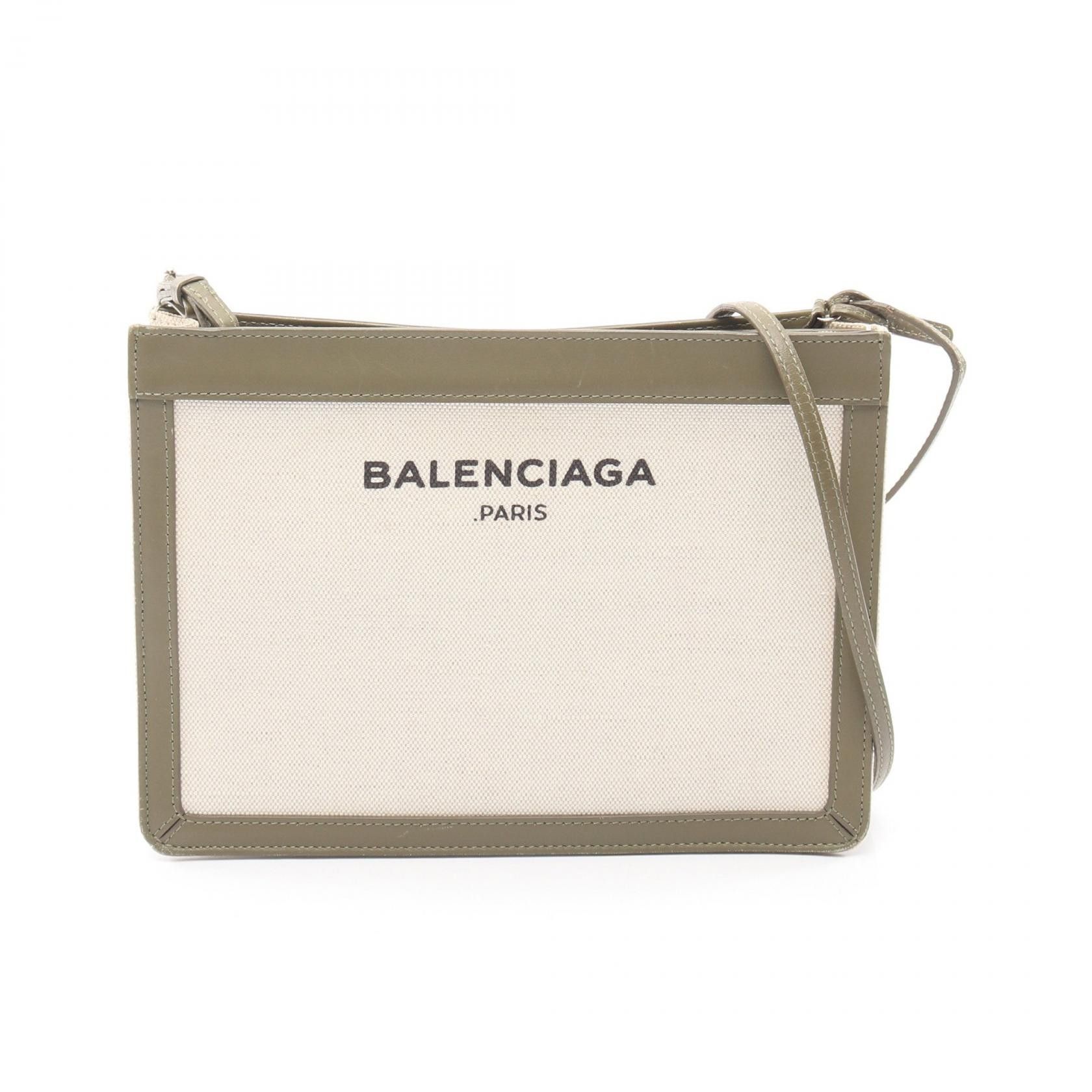 Balenciaga Balenciaga Balenciaga Navy Leather Shoulder Bag Leather Shoulder Bag 339937 DUTY FREE for USA Size ONE SIZE - 1 Thumbnail