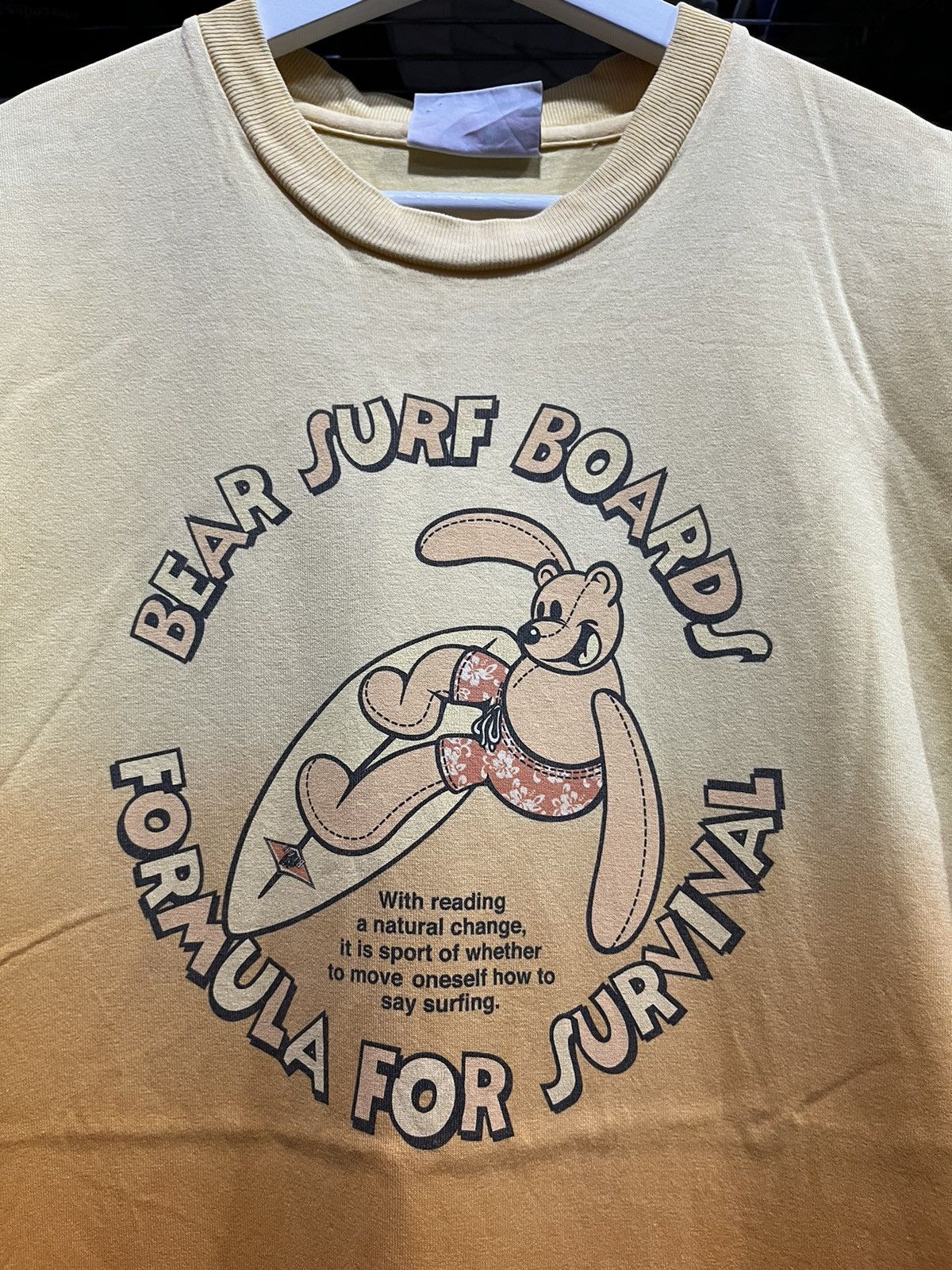 Vintage Bear Surfboards Formula for Survival Tee 00s Size US M / EU 48-50 / 2 - 3 Thumbnail