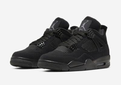 Jordan Brand Air Jordan 4 Retro ‘Black Cat’ (2025) Size US 6.5 / EU 39-40 - 1 Thumbnail
