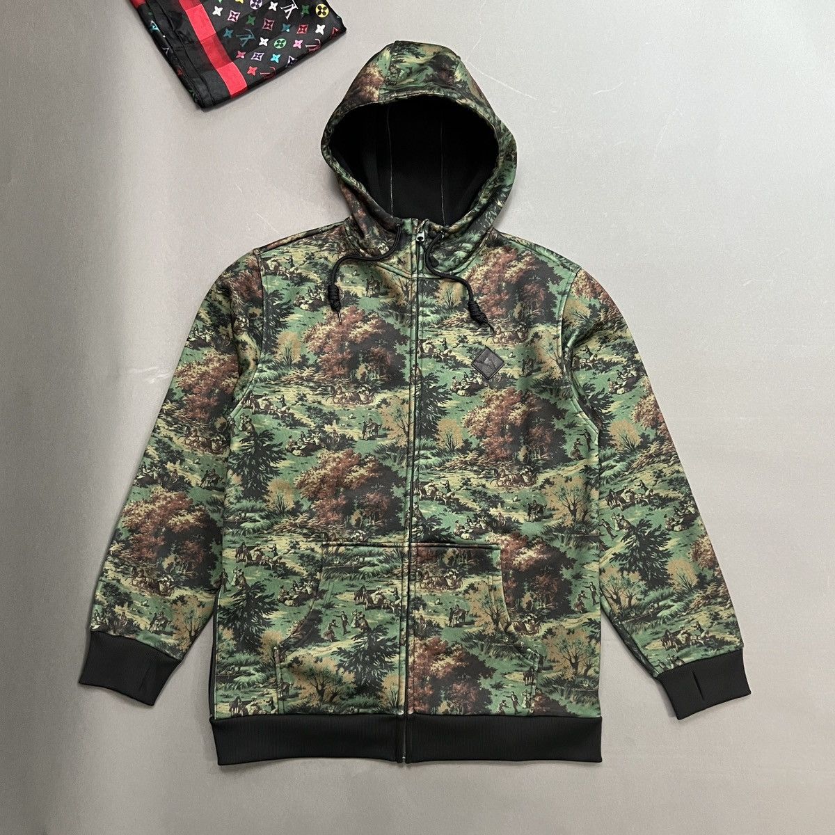 Burton BURTON Dryride Countryside Print Hooded Full Zip Jacket Size US M / EU 48-50 / 2 - 2 Thumbnail