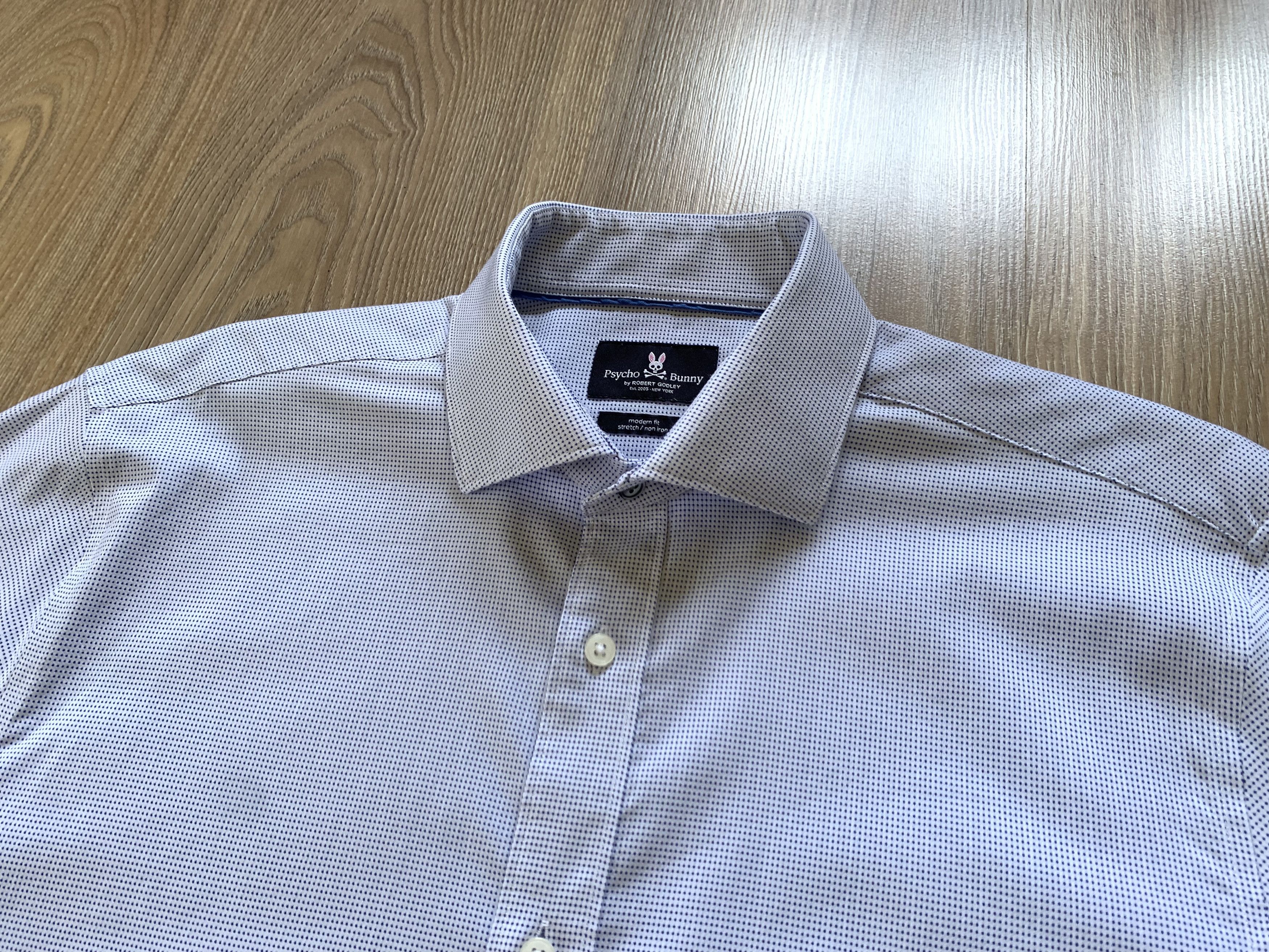 Salvatore Piccolo × Vintage Psycho Bunny Blue Button Up Shirt Size US S / EU 44-46 / 1 - 5 Thumbnail