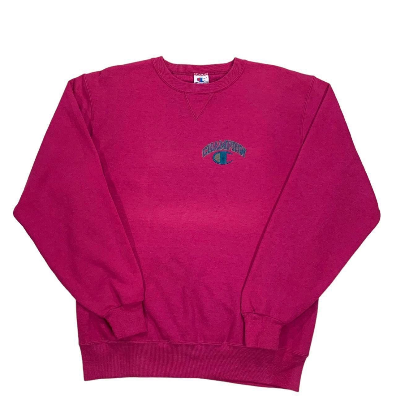 Champion Vintage 90s Champion Purple & Turquoise Sweatshirt Size US L / EU 52-54 / 3 - 1 Thumbnail