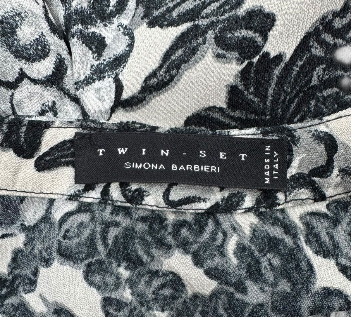 TWINSET Twinset Jacquard Blouse Decorated Embroidered Flower size S Size S / US 4 / IT 40 - 12 Thumbnail