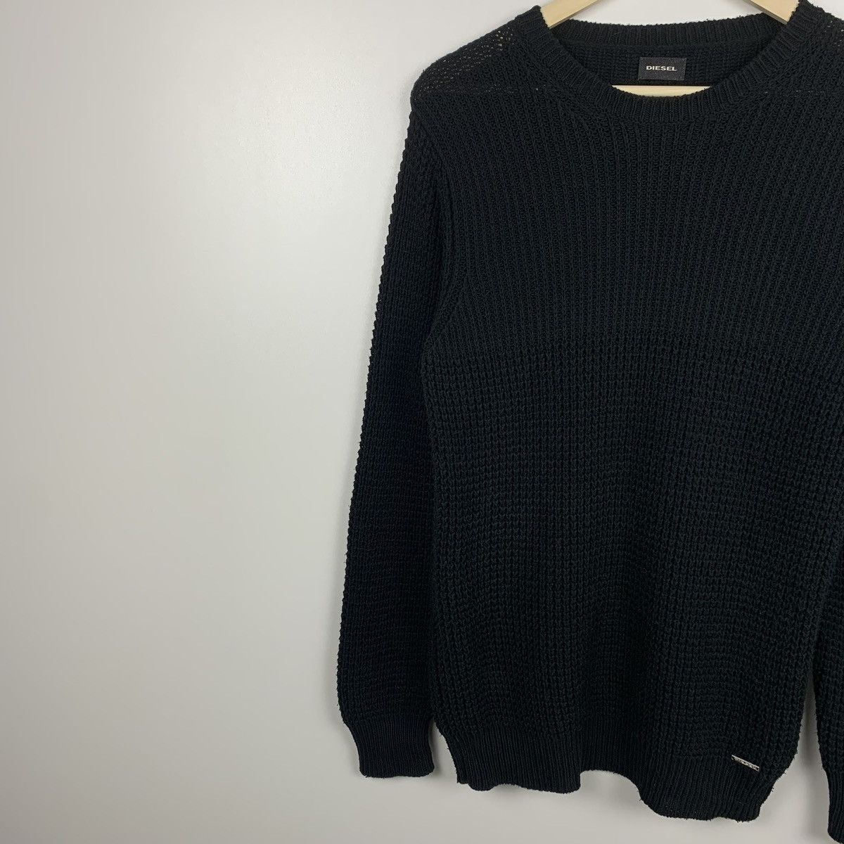 Diesel Men’s Diesel Chunky Knit Sweater Y2K Designer Streetwear Size US L / EU 52-54 / 3 - 4 Thumbnail