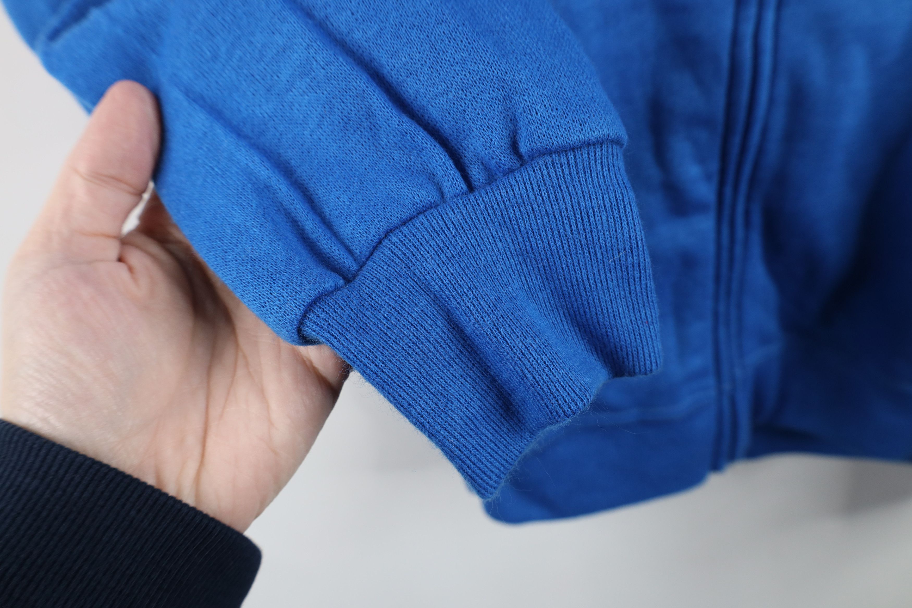 Vintage Deadstock Vintage 70s Streetwear Zip Hoodie Royal Blue USA Size US M / EU 48-50 / 2 - 7 Thumbnail