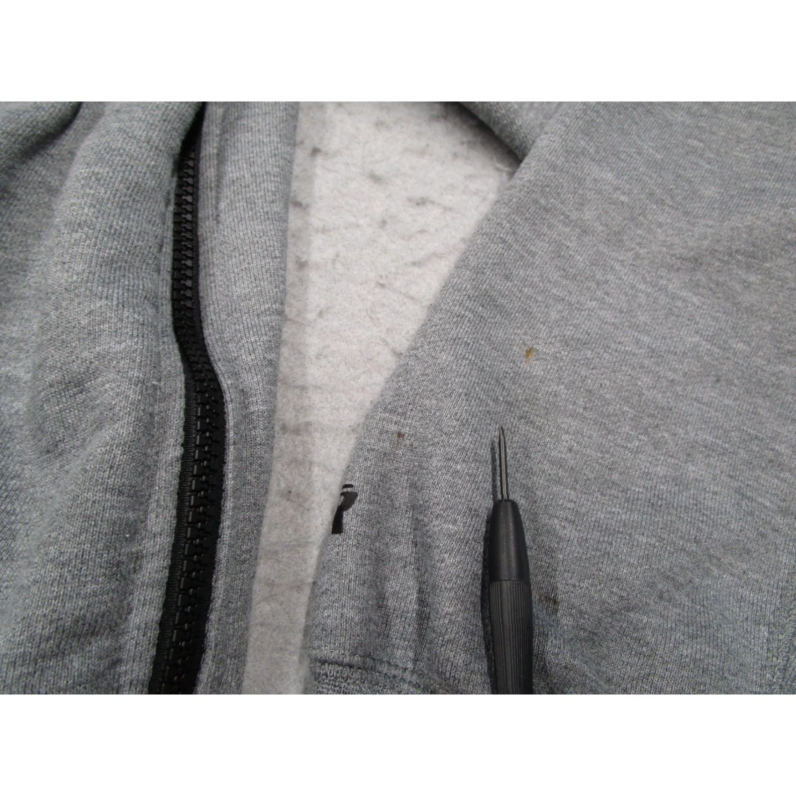 Nike Nike Men's Gray Full Zip Hoodie Jacket L Sports Basketball Outdoor Casual Size US L / EU 52-54 / 3 - 5 Thumbnail
