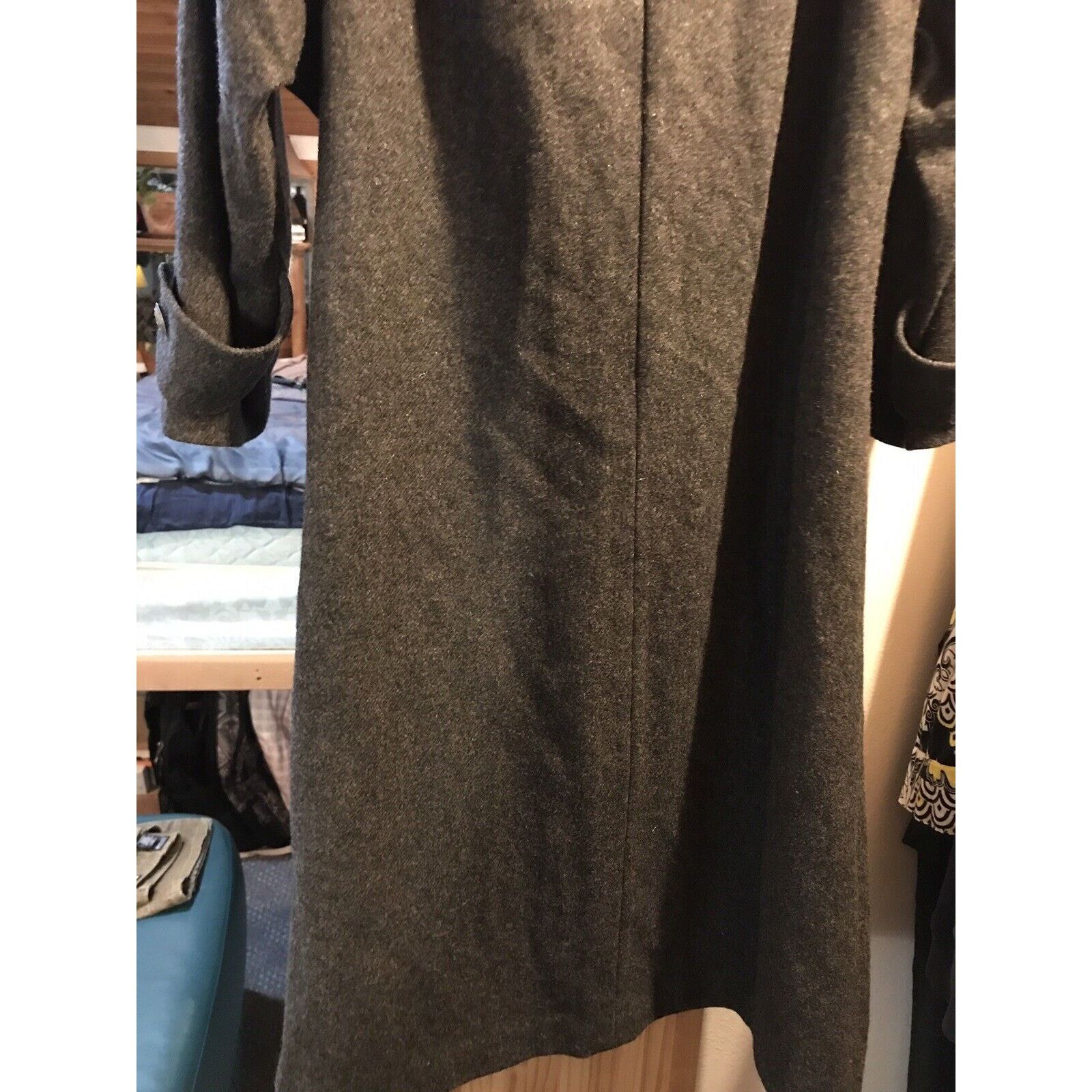 Other Jofeld Vintage Women’s Gray Wool Nylon Button Coat Sz 22x45 Size L / US 10 / IT 46 - 12 Thumbnail