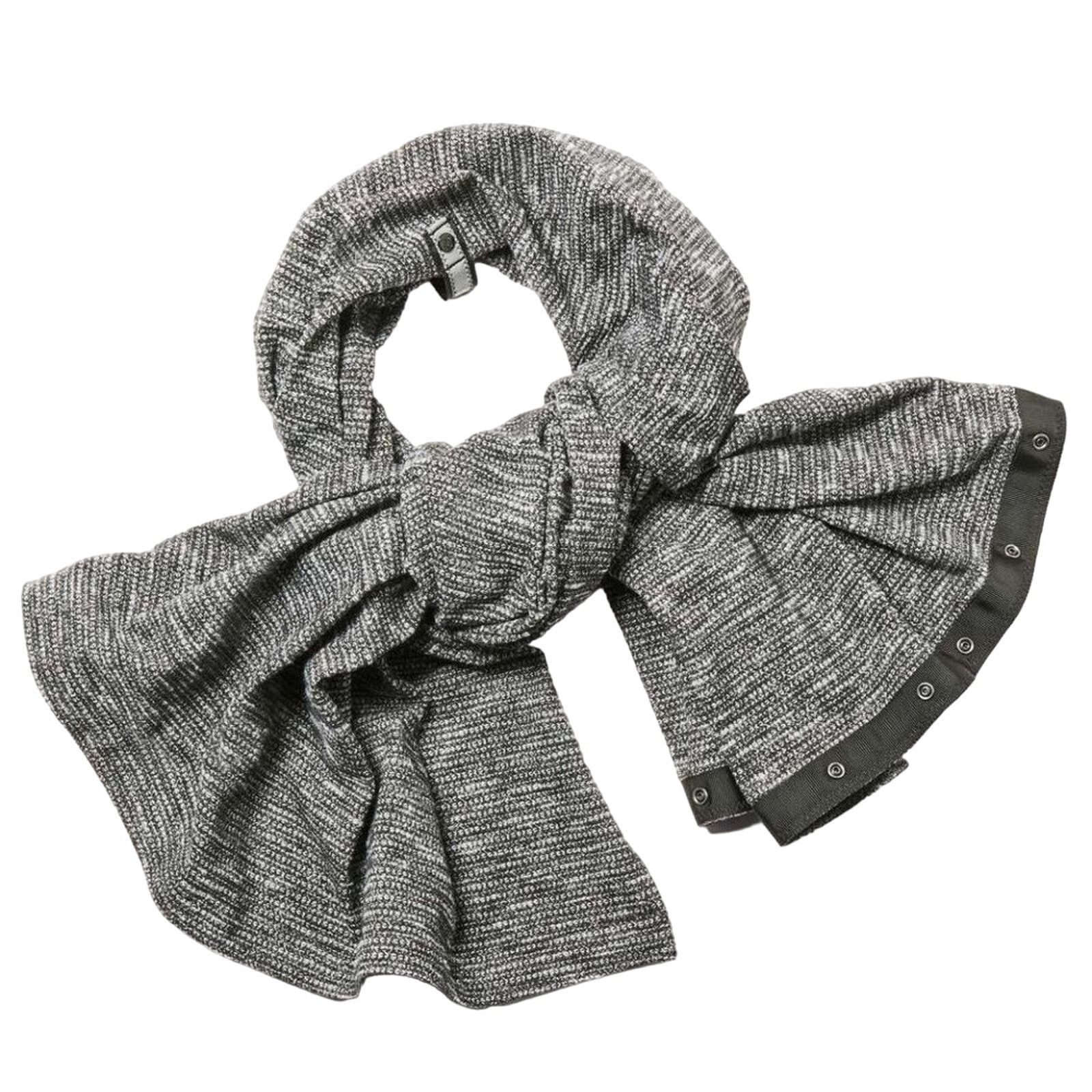 Lululemon LULULEMON Vinyasa Scarf Rulu Coco Pique Black White One Size Size ONE SIZE - 3 Thumbnail