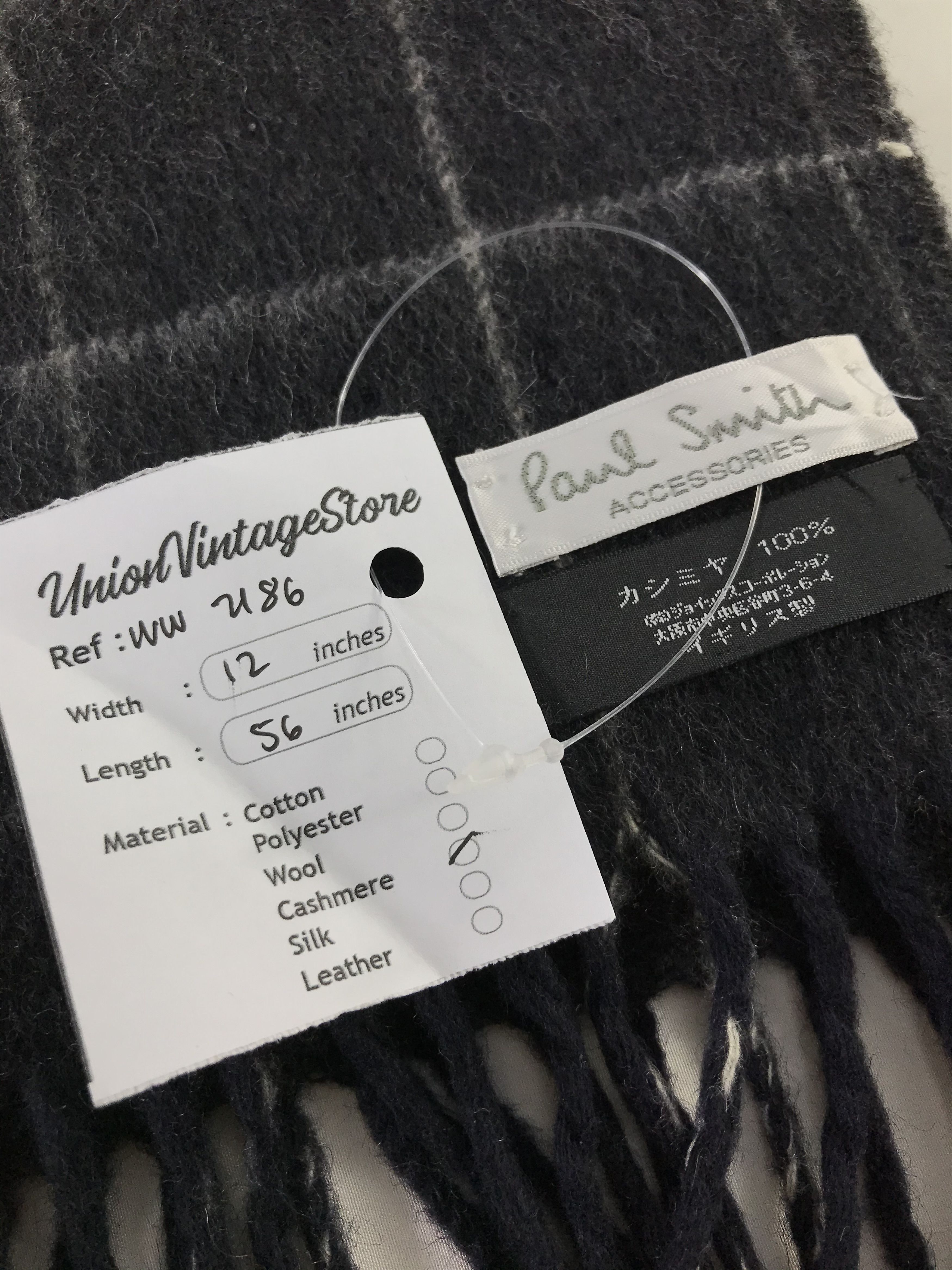 Paul Smith × Vintage Paul Smith Scarf / Muffler / Neckwear - WW2186 Size ONE SIZE - 4 Thumbnail
