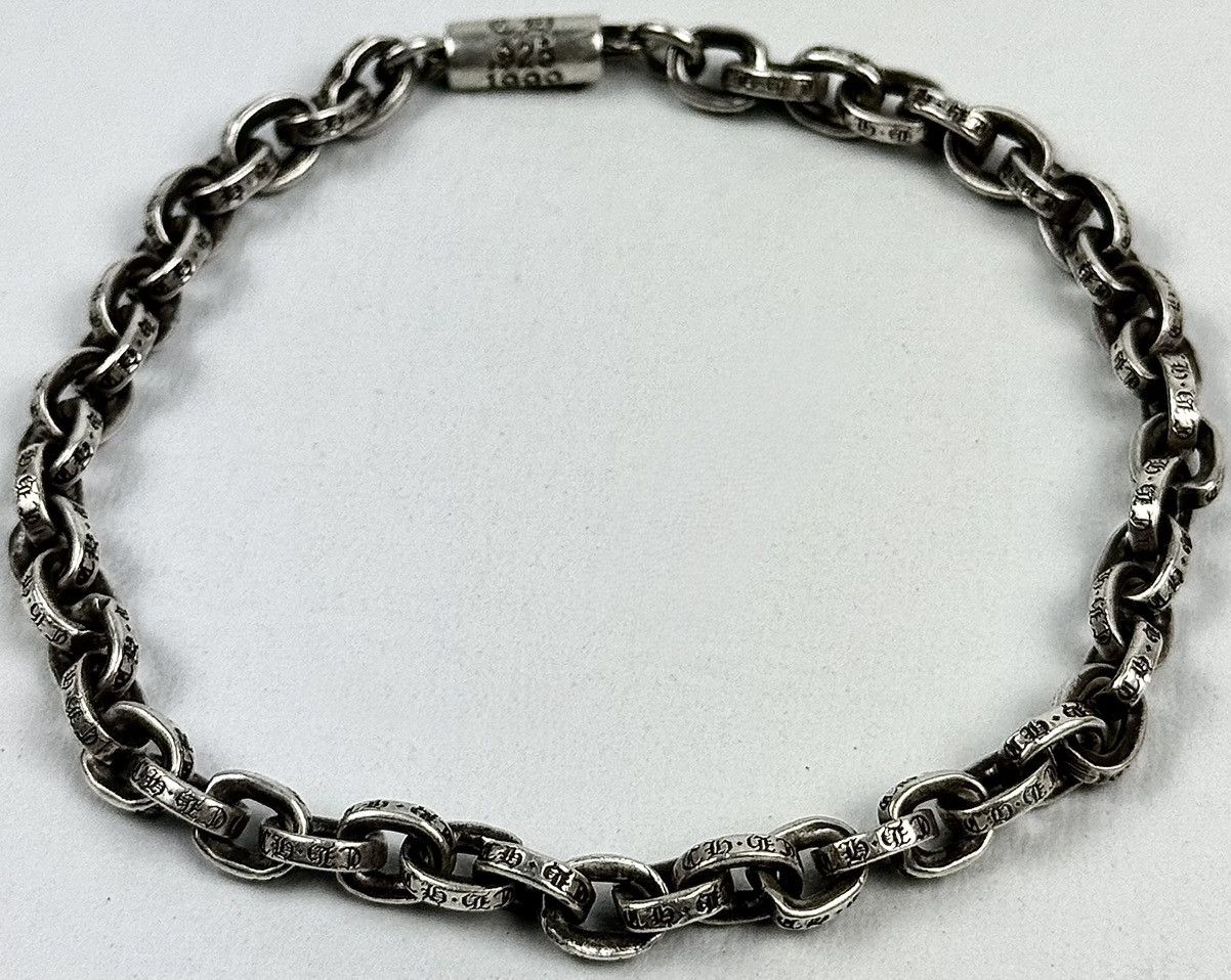 Chrome Hearts Chrome Hearts - Paper Chain - Silver Bracelet 8" Size ONE SIZE - 7 Thumbnail