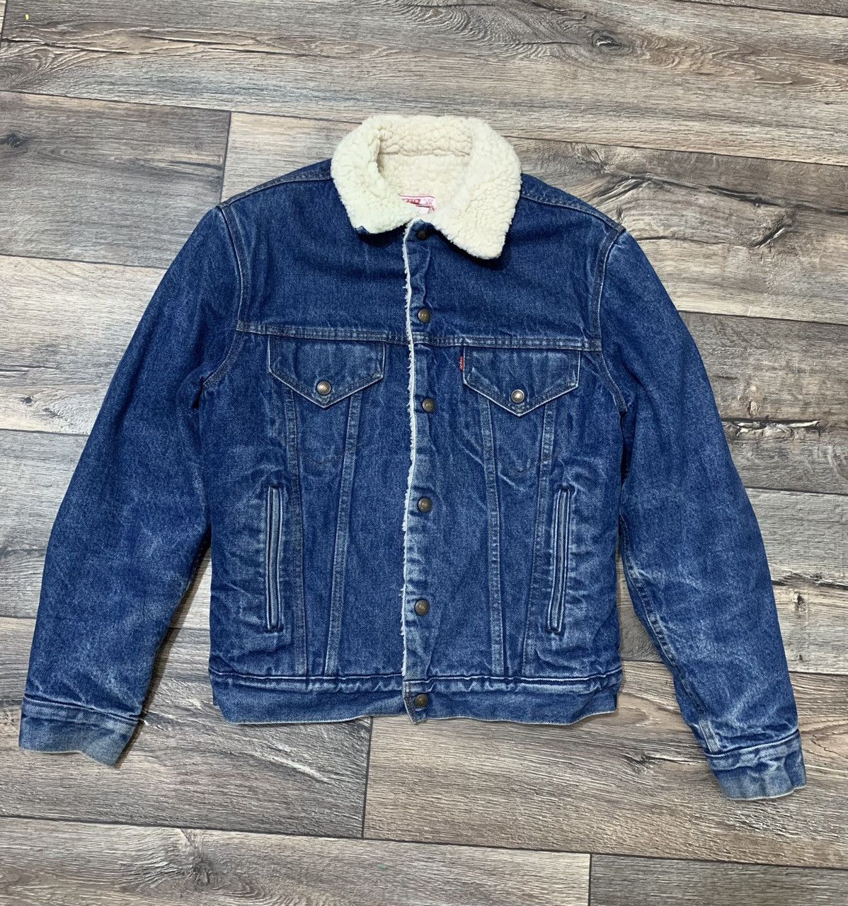 Levi's × Vintage Vintage 70’s Levi’s Sherpa Lined Denim Jacket Made in USA Size US S / EU 44-46 / 1 - 1 Thumbnail