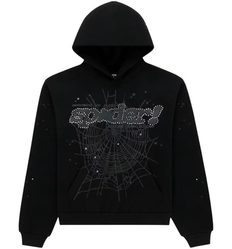 Sp5der Sp5der Rhinestone Punk v2 Hoodie Size US XL / EU 56 / 4 - 1 Thumbnail