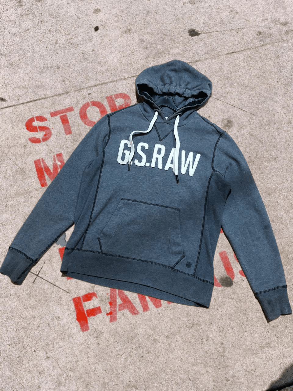 G-Star Vintage G-Star Raw big logo hoodie Size US M / EU 48-50 / 2 - 1 Thumbnail