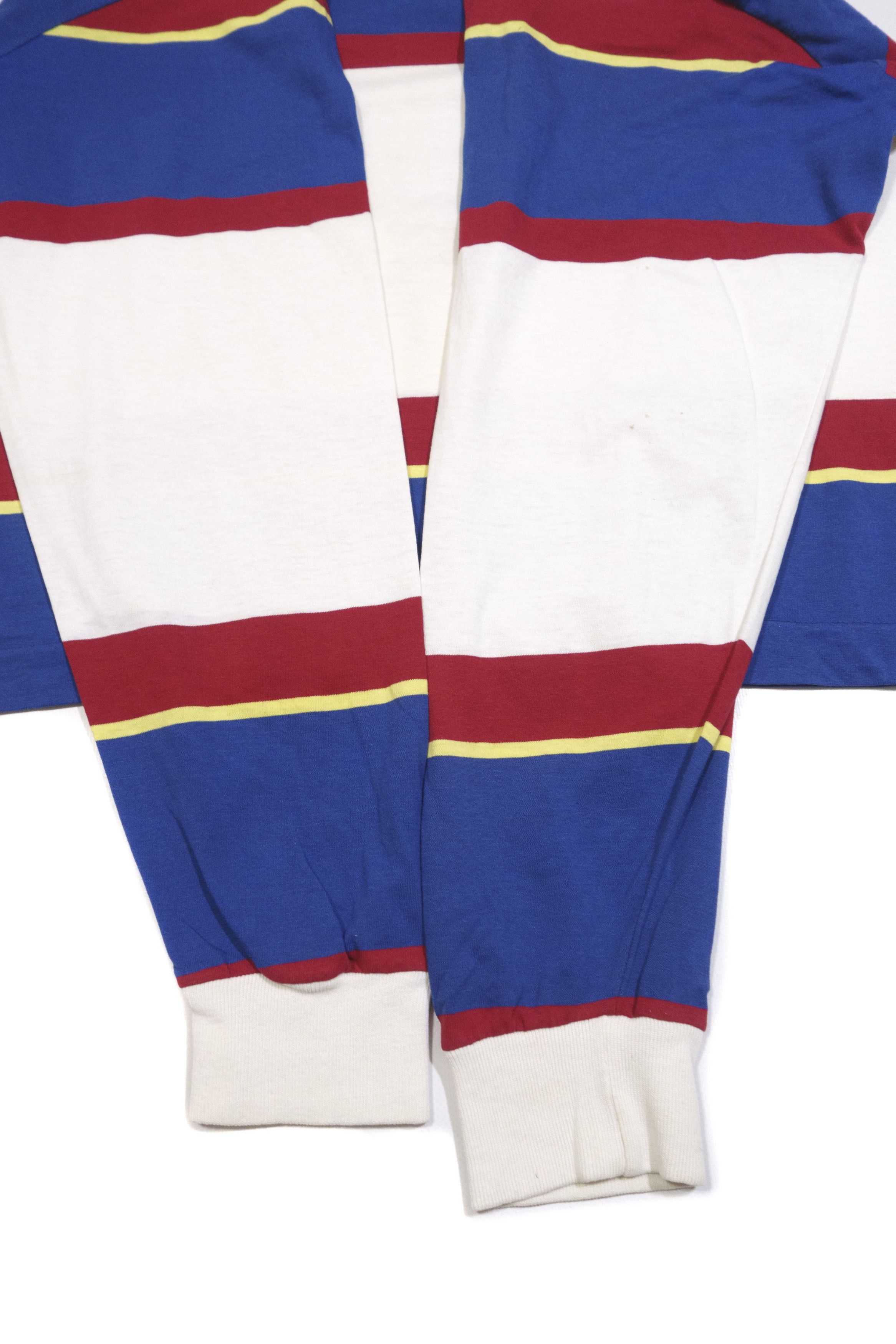 Polo Ralph Lauren 90S Striped Longsleeve Light Hoodie Made in USA Size US M / EU 48-50 / 2 - 7 Thumbnail