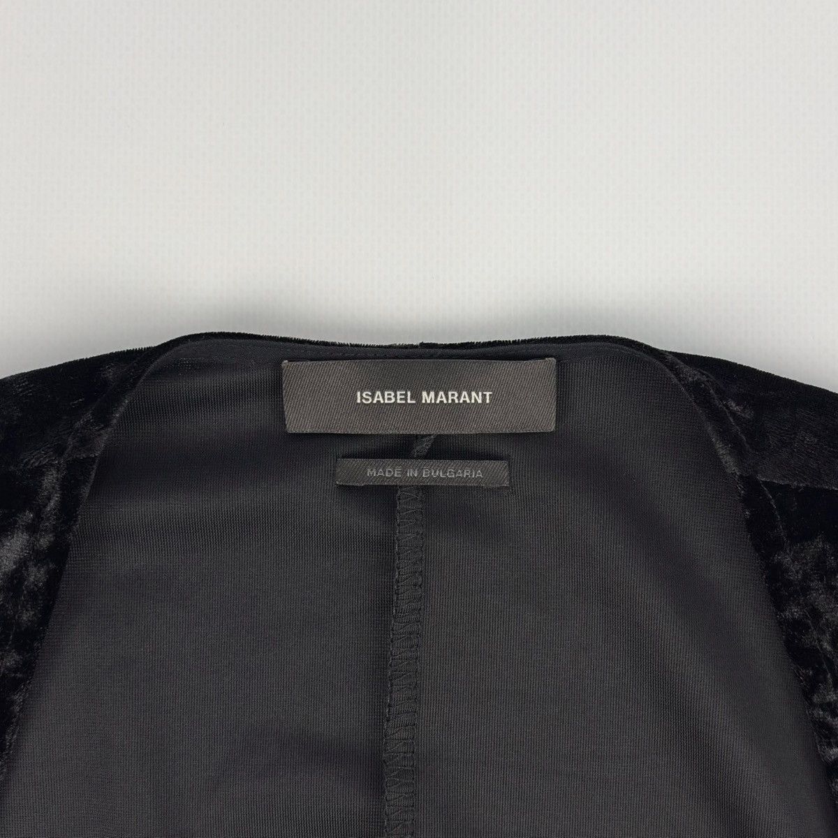 Isabel Marant Isabel Marant Goji Black Velvet Sweetheart Neck Mini Dress Size XS / US 0-2 / IT 36-38 - 8 Thumbnail