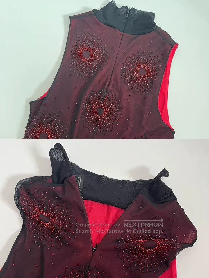 Vivienne Tam Vivienne Tam Beaded Mesh Dress Size XS / US 0-2 / IT 36-38 - 8 Thumbnail