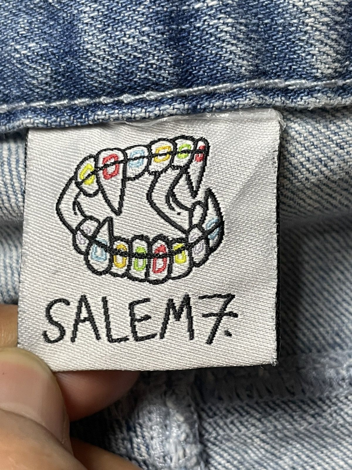 Japanese Brand × Vintage SALEM7 Morningstar Denim Jeans (92) Size US 32 / EU 48 - 10 Thumbnail