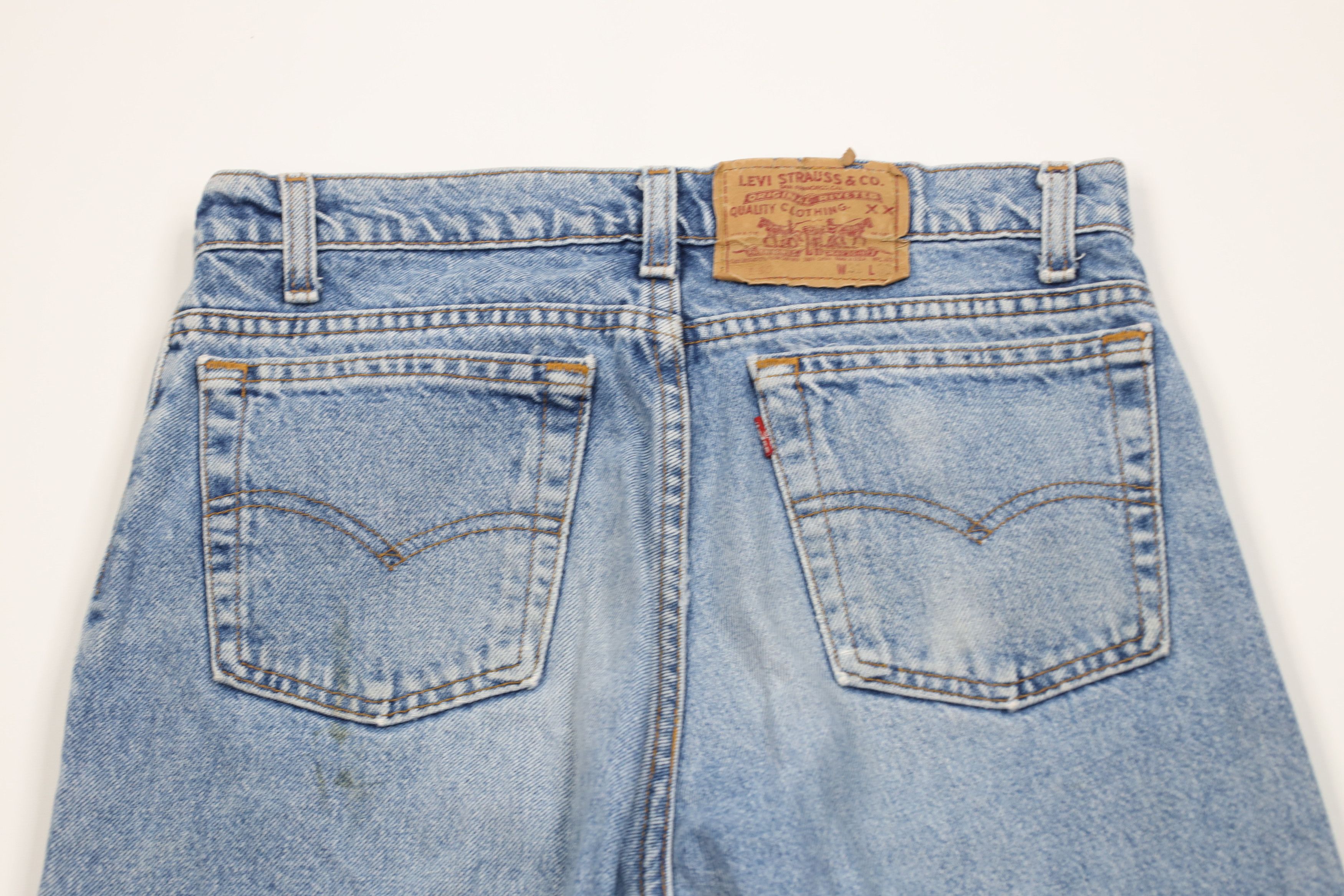 Levi's Vintage 80s Levis 550xx Relaxed Tapered Leg Jeans USA Size US 31 - 9 Thumbnail