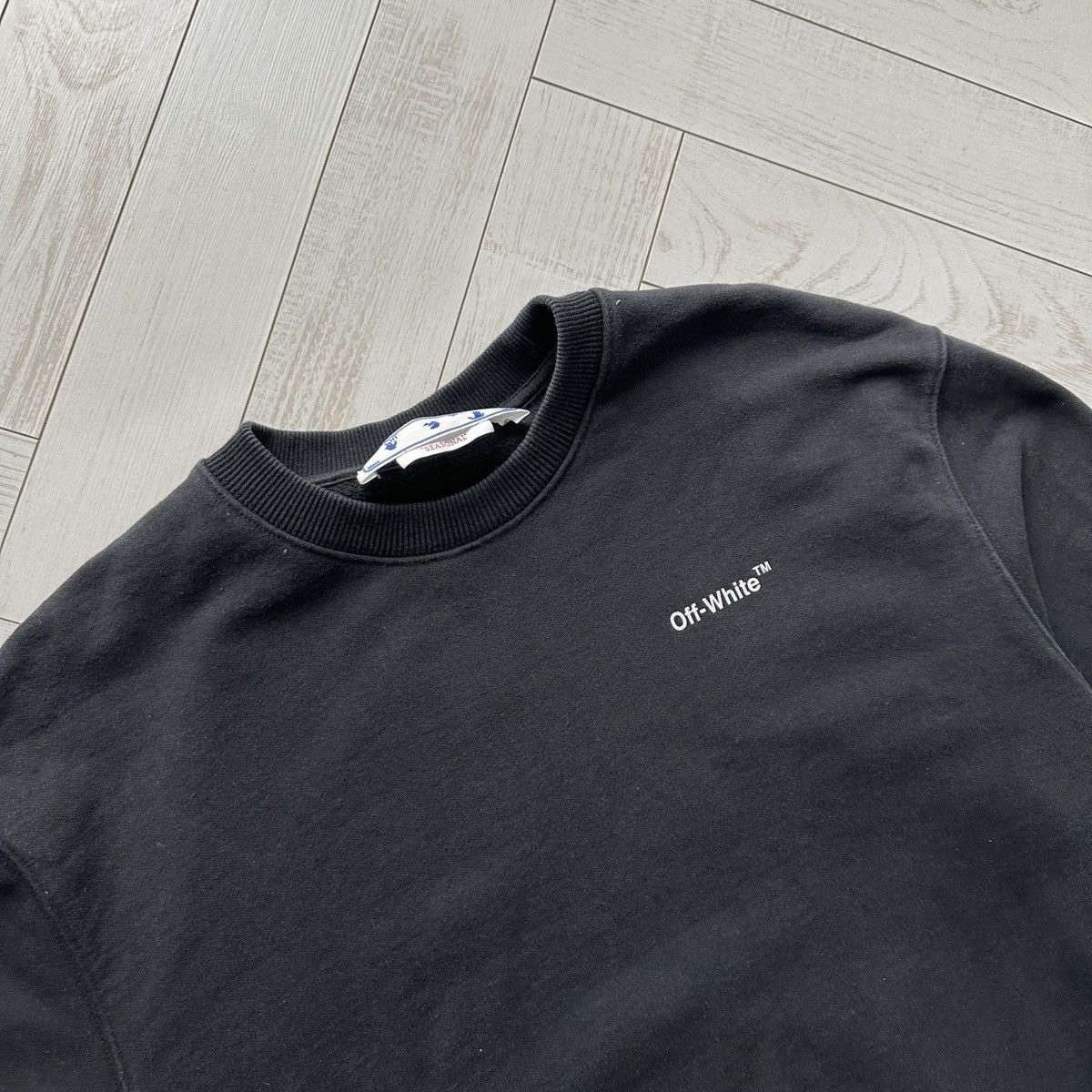 Off-White Off-white Chained Arrows Washed Sweatshirt crewneck y2k og Size US L / EU 52-54 / 3 - 6 Thumbnail