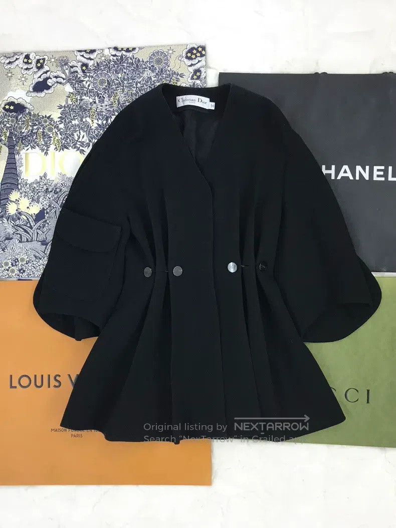 Dior Dior Black wool dress jacket Size XS / US 0-2 / IT 36-38 - 1 Thumbnail