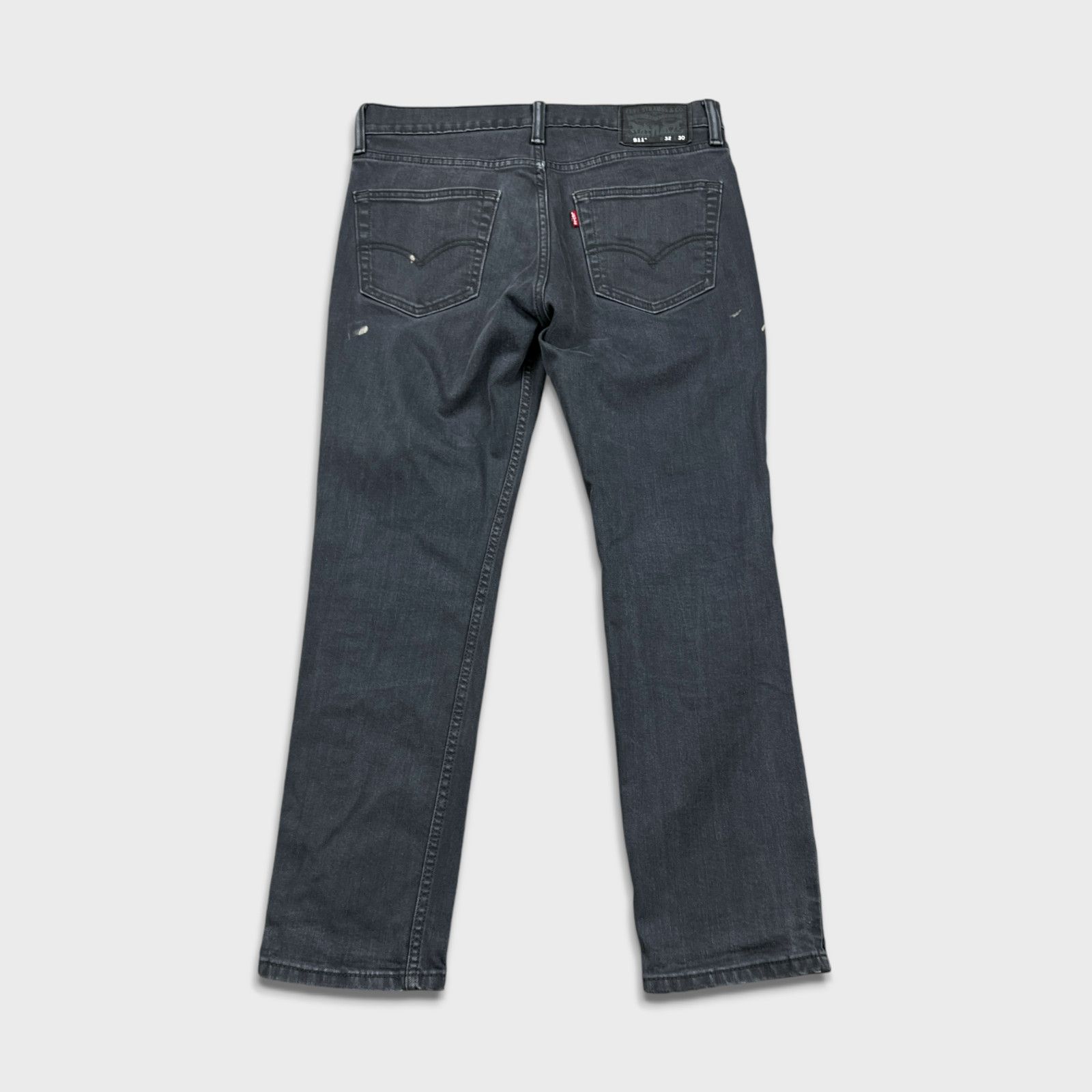 Levi's × Vintage Levi's 511 Jeans 32x28 Gray Slim Fit American Denim Pants Size US 32 / EU 48 - 4 Thumbnail
