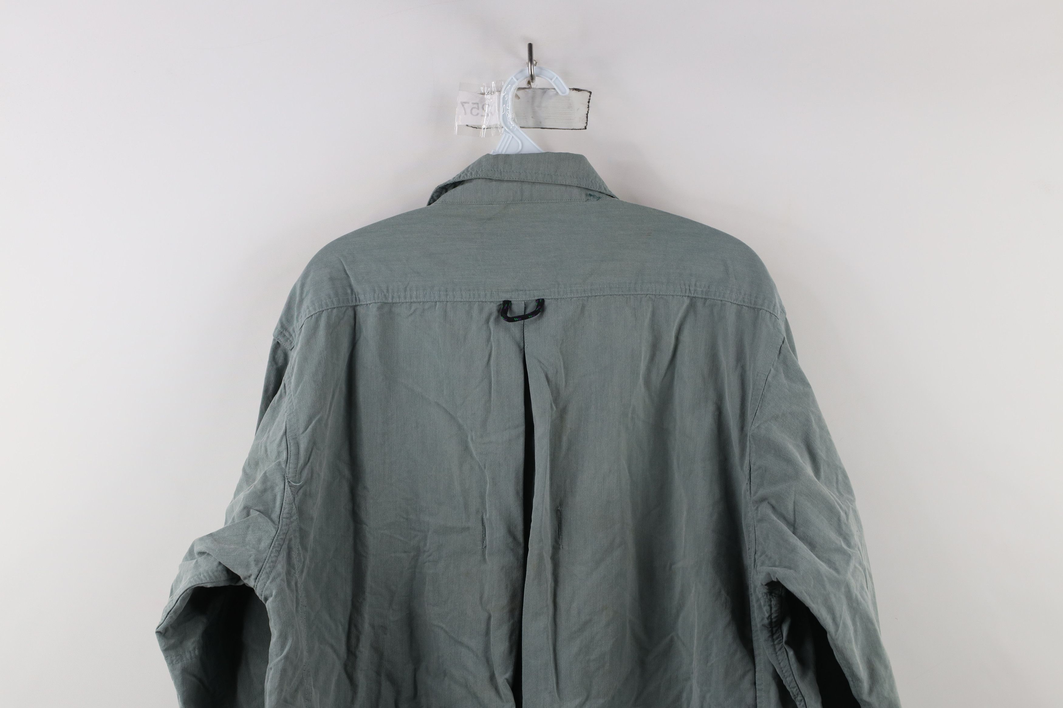 ExOfficio × Vintage Vintage 90s Exofficio Stonewash Hiking Safari Button Shirt Size US M / EU 48-50 / 2 - 15 Thumbnail