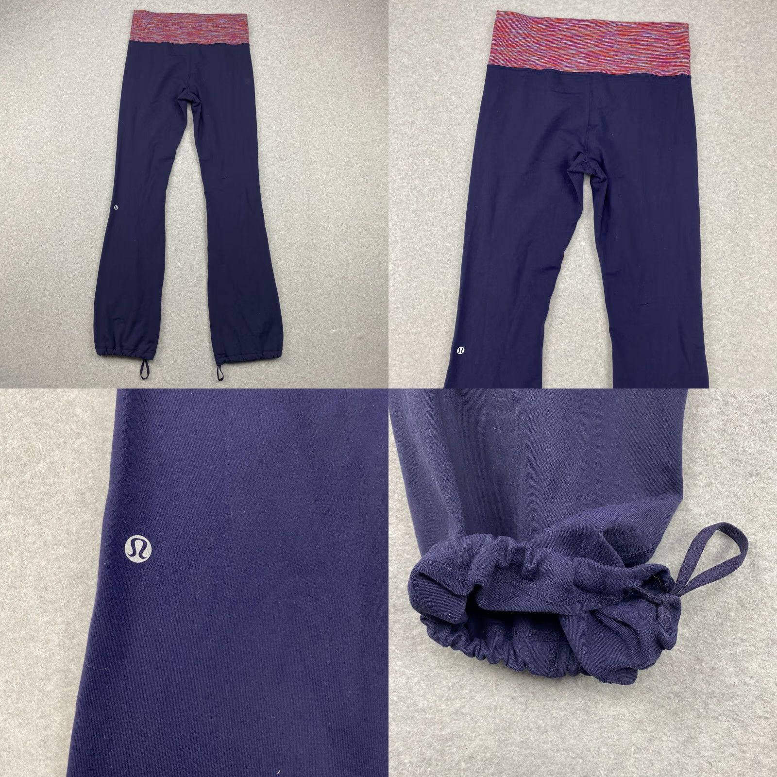 Lululemon Lululemon Womens Pants 10 Blue Ankle Drawstring Waist Tie Cinch High Dance Yoga Size 32" / US 10 / IT 46 - 9 Thumbnail