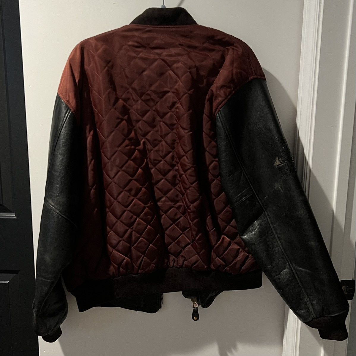 Harley Davidson × Vintage Harley Davidson Quilted Leather Jacket Size US L / EU 52-54 / 3 - 2 Thumbnail