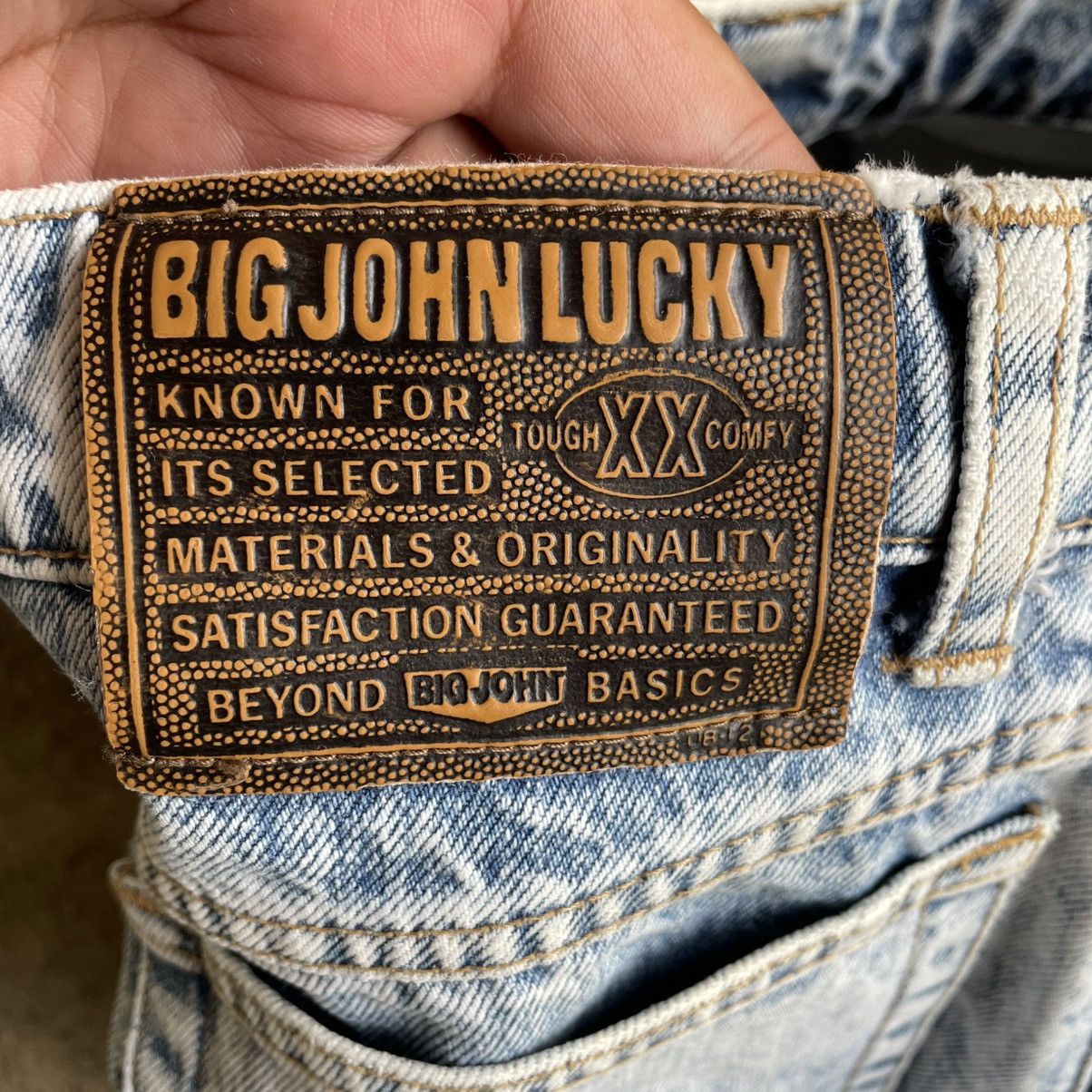 Big John 🔥80s Big John Blend Stoned Washed Distress Denim Jeans Size US 28 / EU 44 - 12 Thumbnail